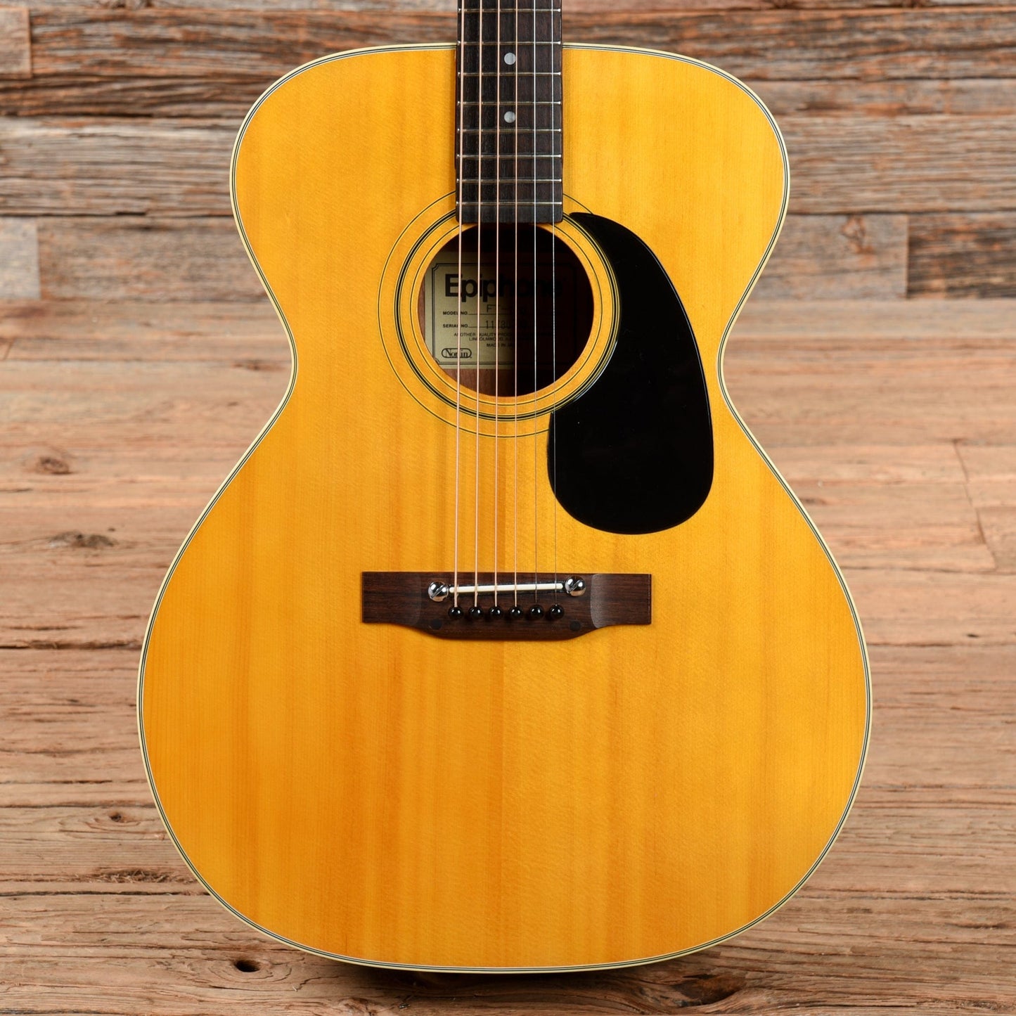 Epiphone FT-120 Natural 1970s Acoustic Guitars / OM and Auditorium
