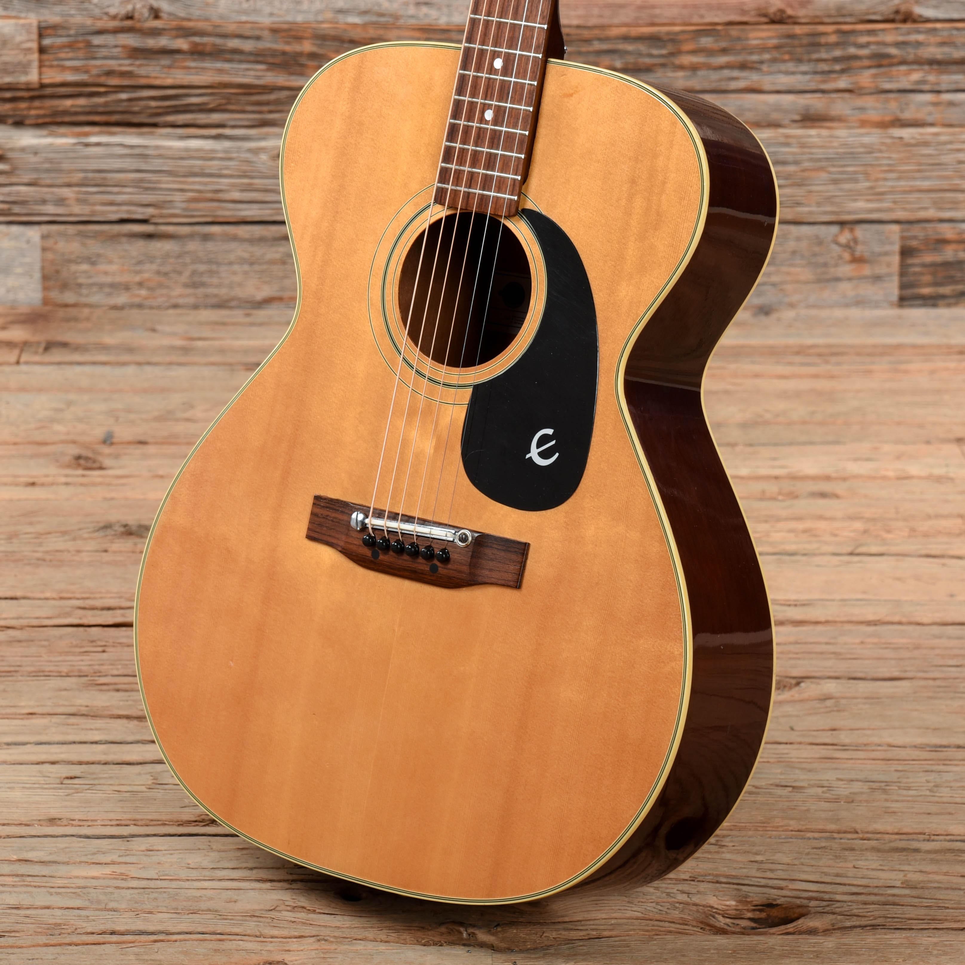 Epiphone FT-130 Caballero Natural 1970s Acoustic Guitars / OM and Auditorium