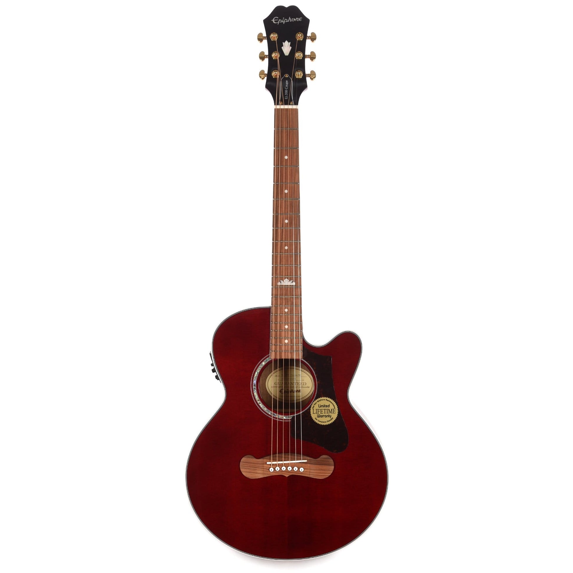 Epiphone EJ-200 Coupe Parlor Wine Red Acoustic Guitars / Parlor