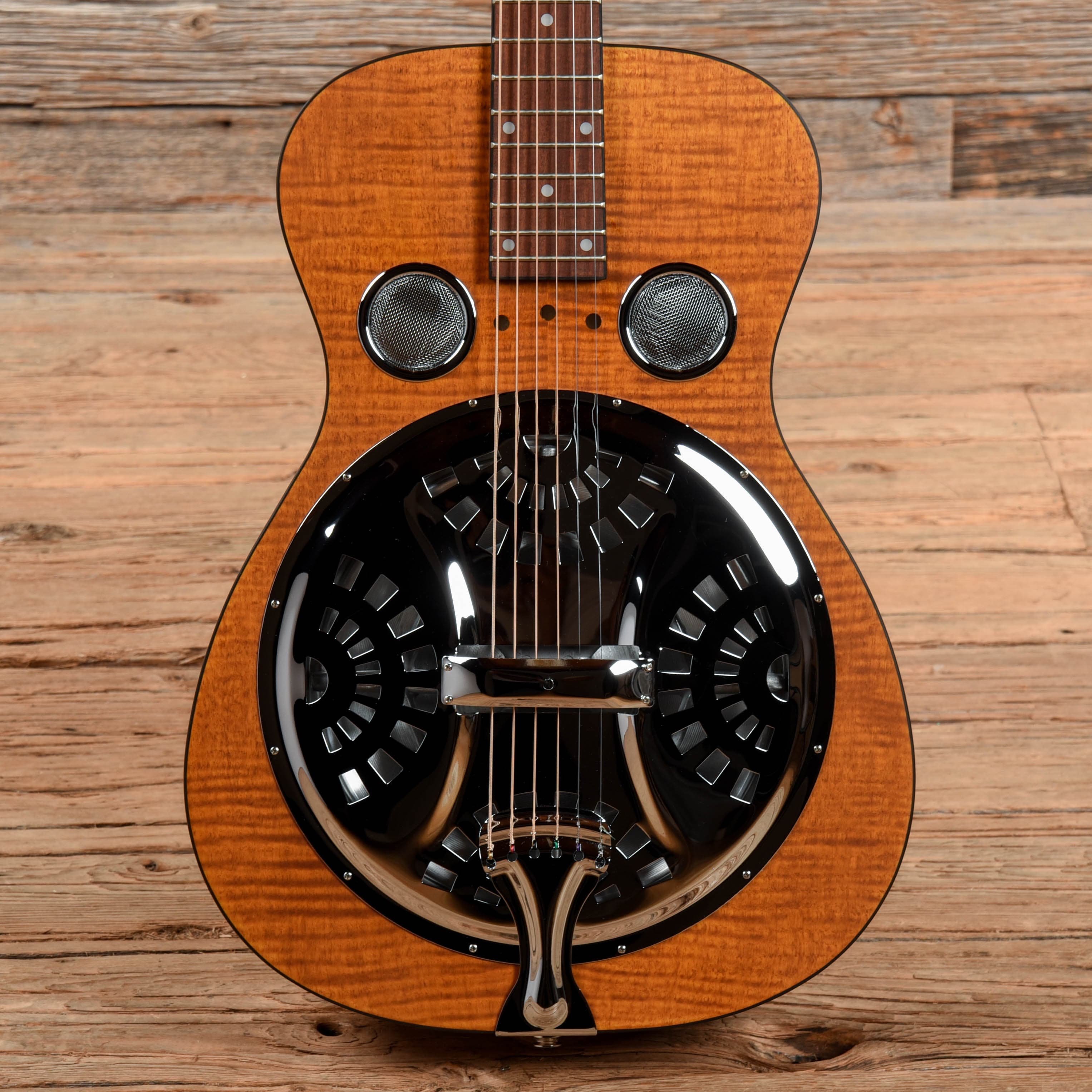 Epiphone Dobro Hound Dog Deluxe Round Neck Resonator Natural 2021 Acoustic Guitars / Resonator