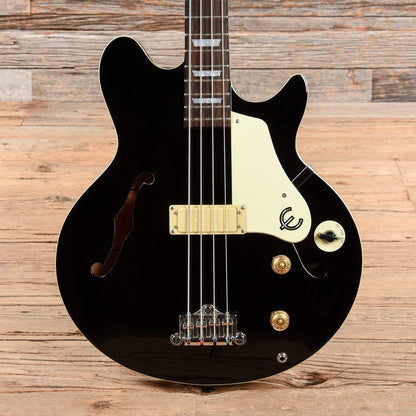 Epiphone Artist Series Jack Casady Signature Semi-Hollow Bass Black 2010 Bass Guitars / 4-String