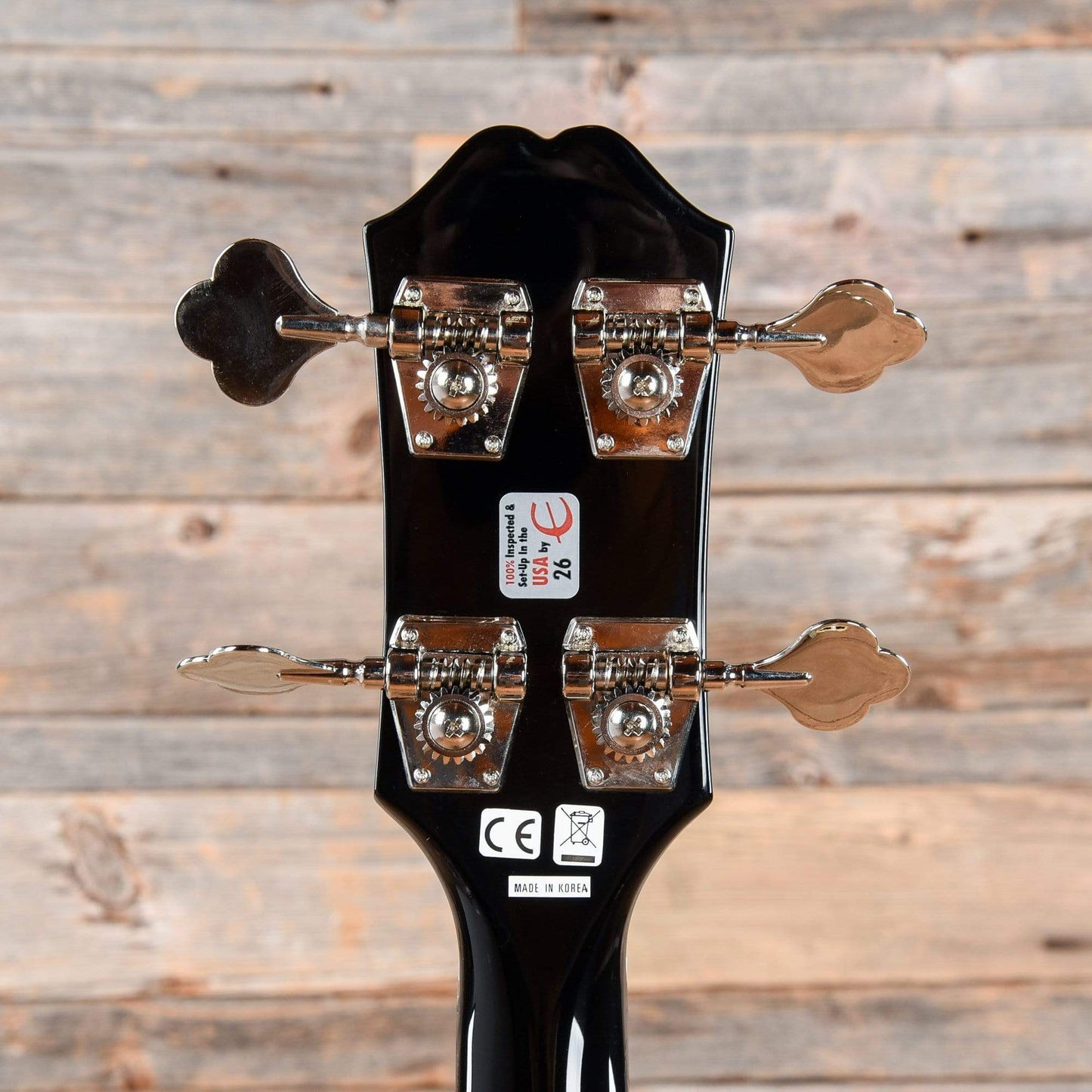 Epiphone Artist Series Jack Casady Signature Semi-Hollow Bass Black 2010 Bass Guitars / 4-String