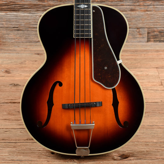 Epiphone De Luxe Classic Acoustic Electric 4-String Bass Vintage Sunburst 2017 Bass Guitars / 4-String