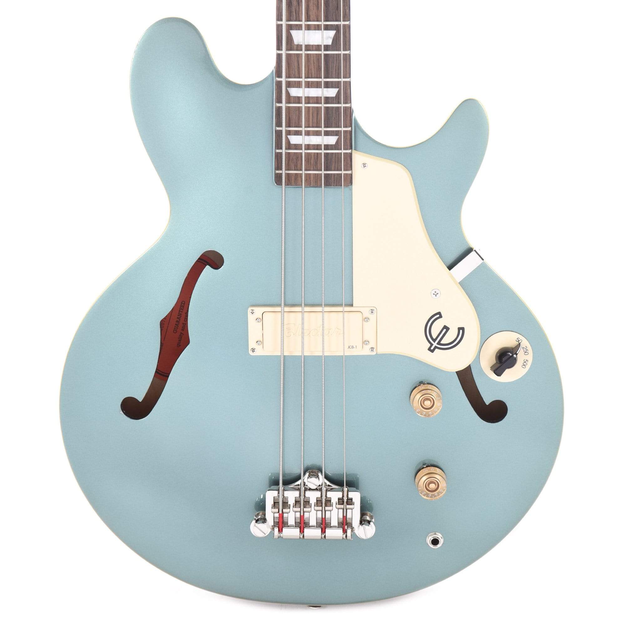 Epiphone Jack Casady Bass Faded Pelham Blue Bass Guitars / 4-String