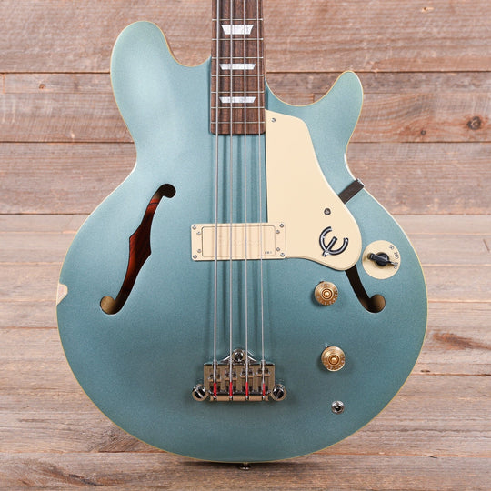 Epiphone Jack Casady Bass Faded Pelham Blue Bass Guitars / 4-String