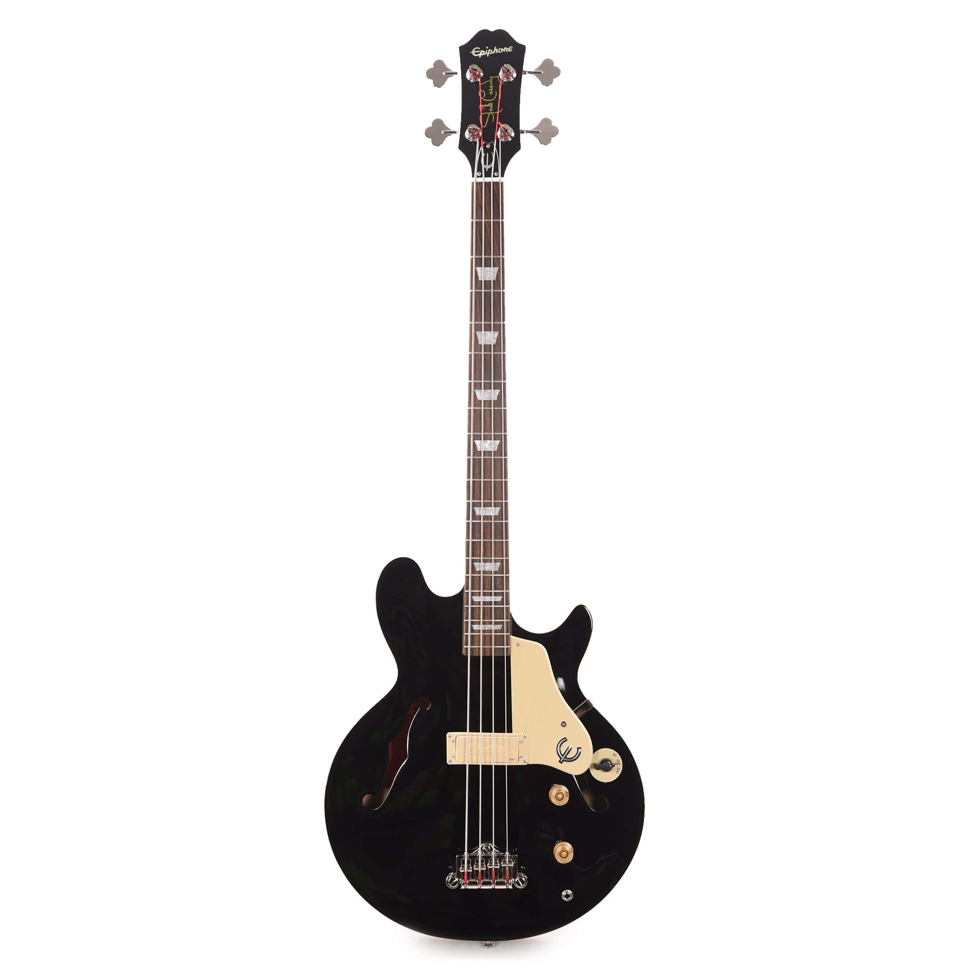 Epiphone Jack Casady Signature Bass Ebony Bass Guitars / 4-String