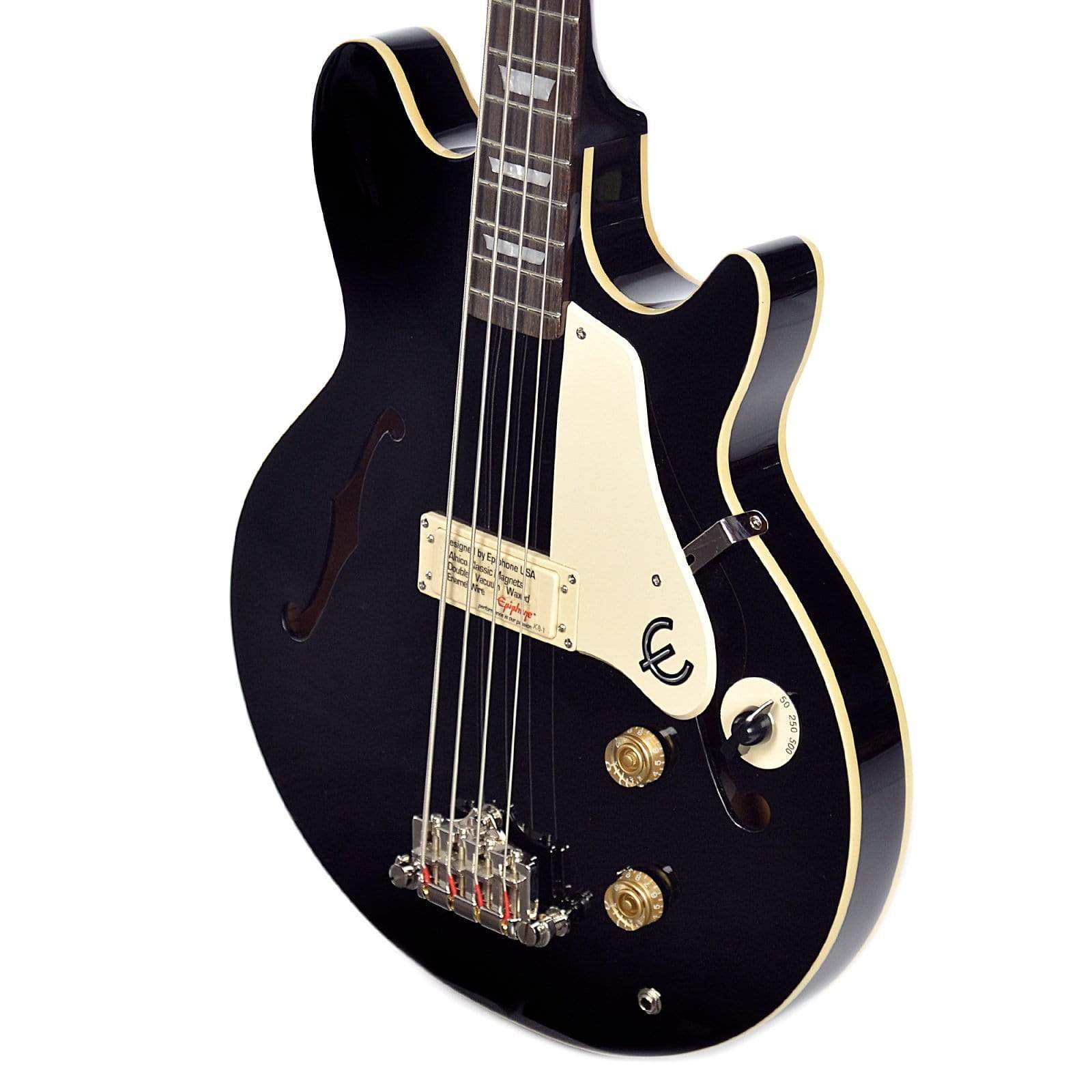 Epiphone Jack Casady Signature Bass Ebony Bass Guitars / 4-String