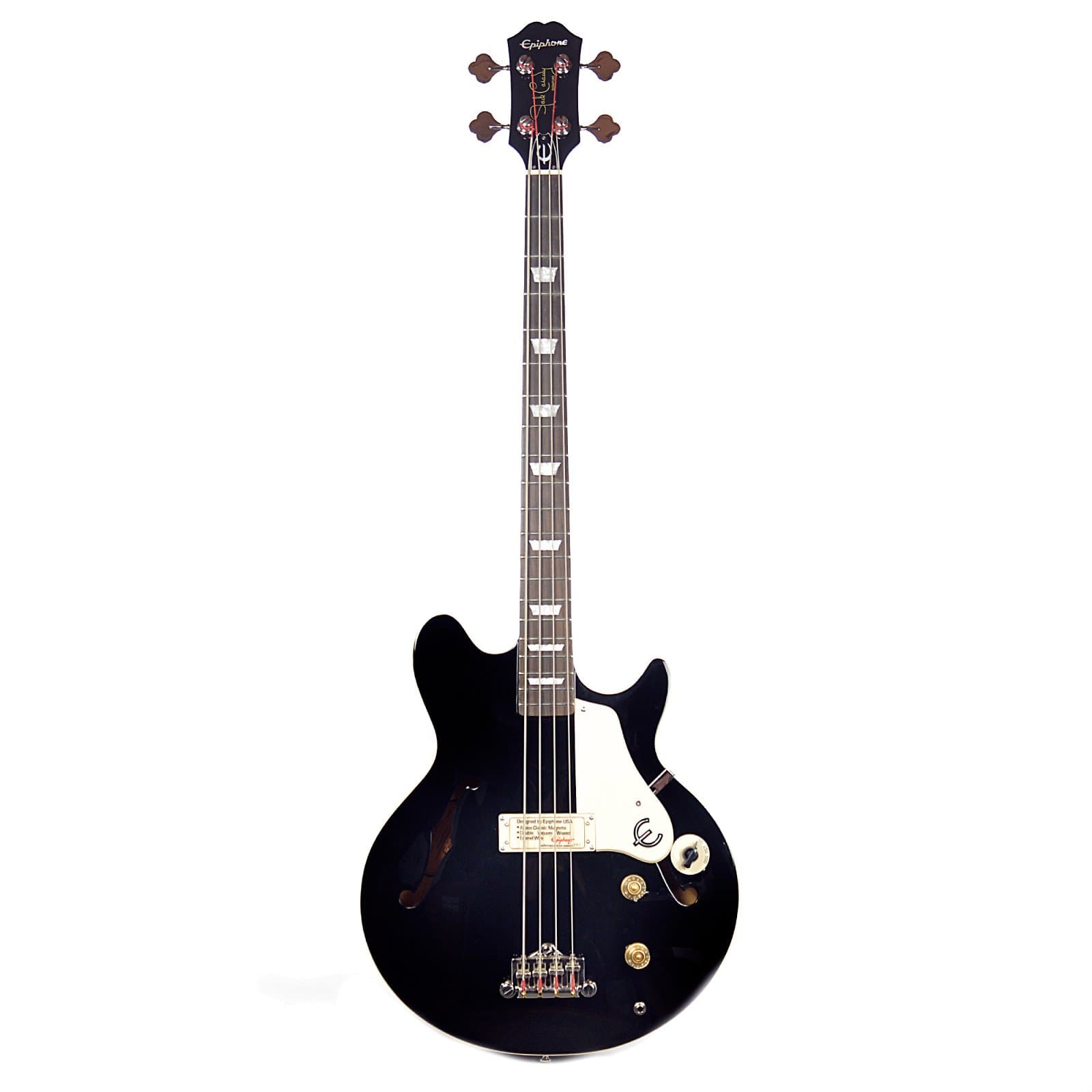 Epiphone Jack Casady Signature Bass Ebony Bass Guitars / 4-String