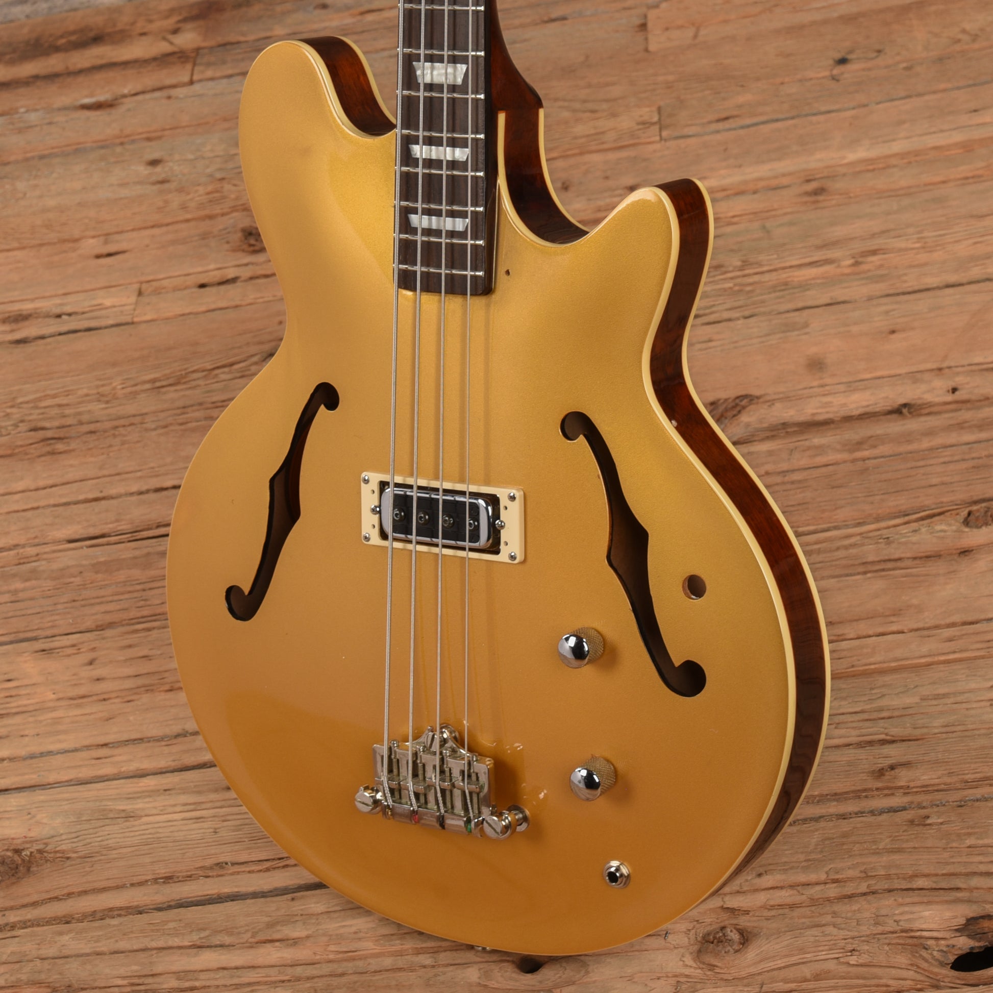 Epiphone Jack Casady Signature Bass Gold Bass Guitars / 4-String