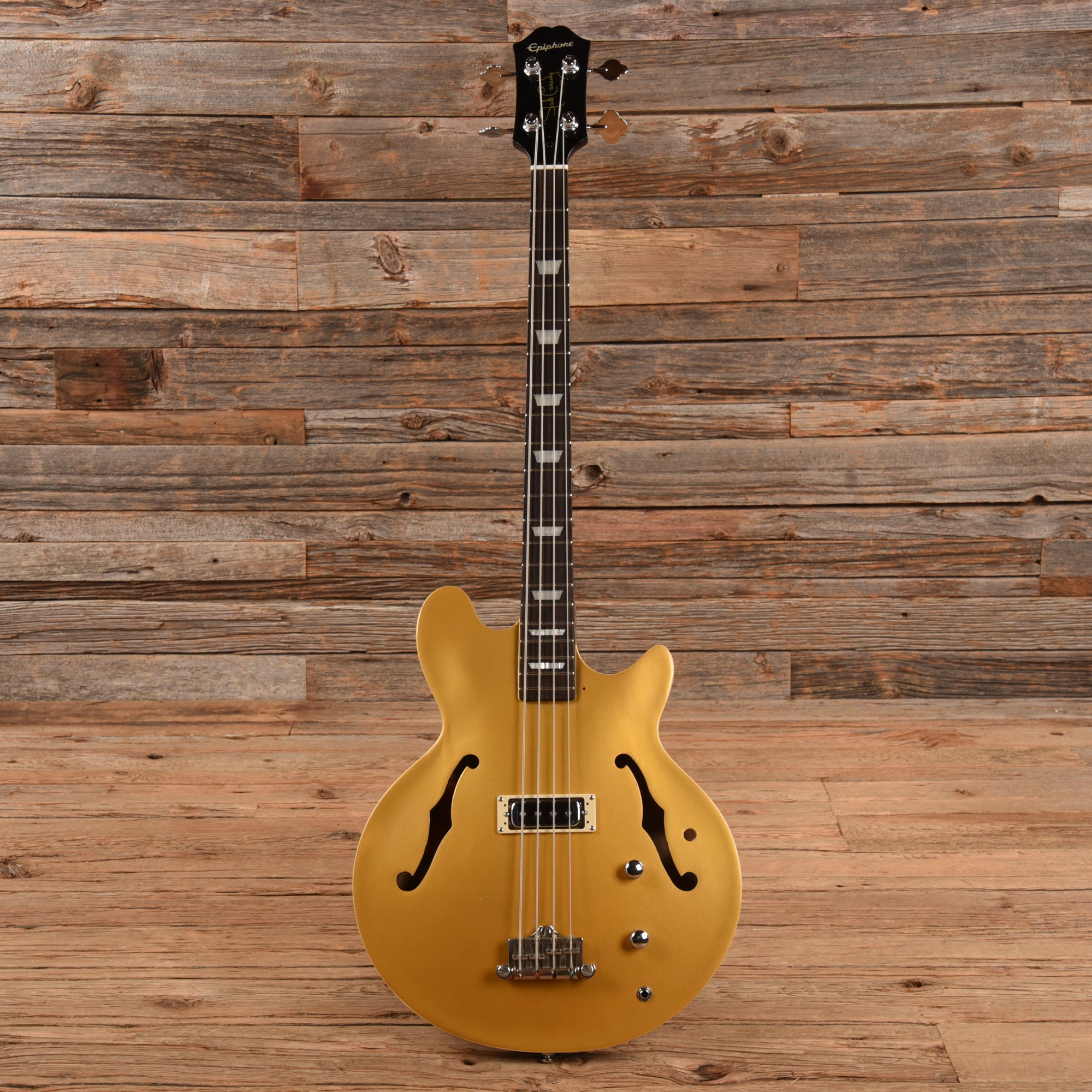 Epiphone Jack Casady Signature Bass Gold – Chicago Music Exchange