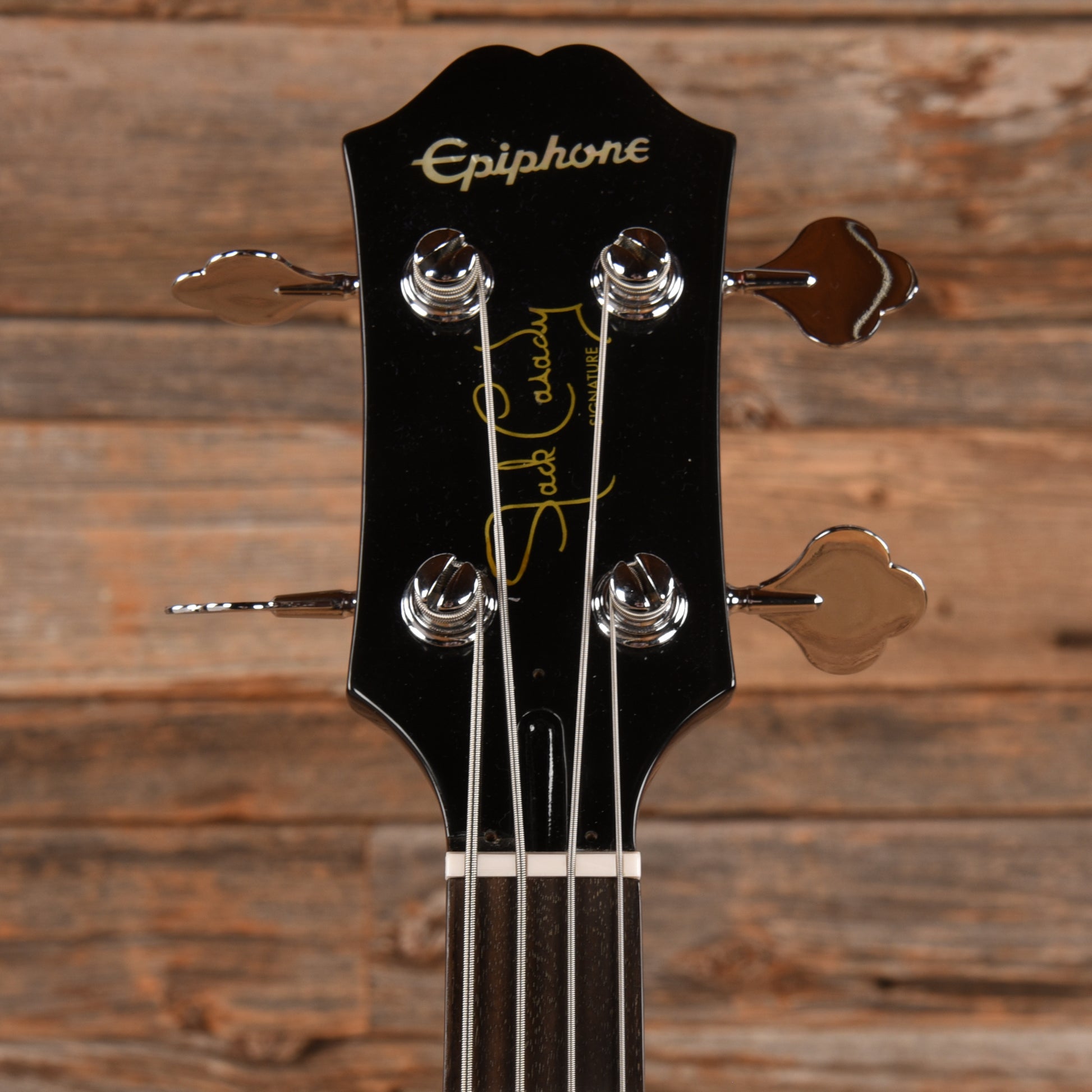 Epiphone Jack Casady Signature Bass Gold Bass Guitars / 4-String