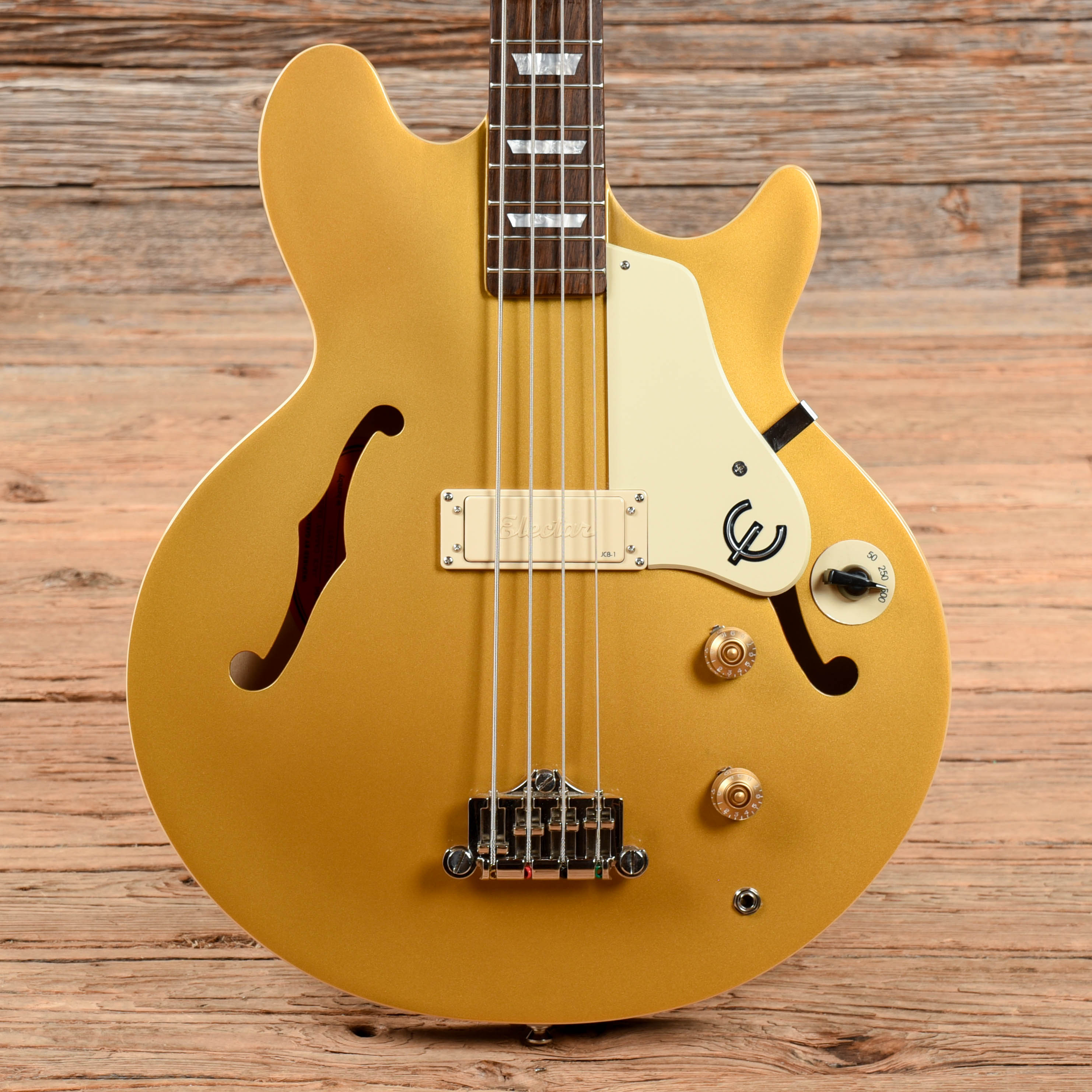 Epiphone Jack Casady Bass ゴールドトップセミアコベース Epiphone】大人気セミアコベース『Jackcasady Bass』の