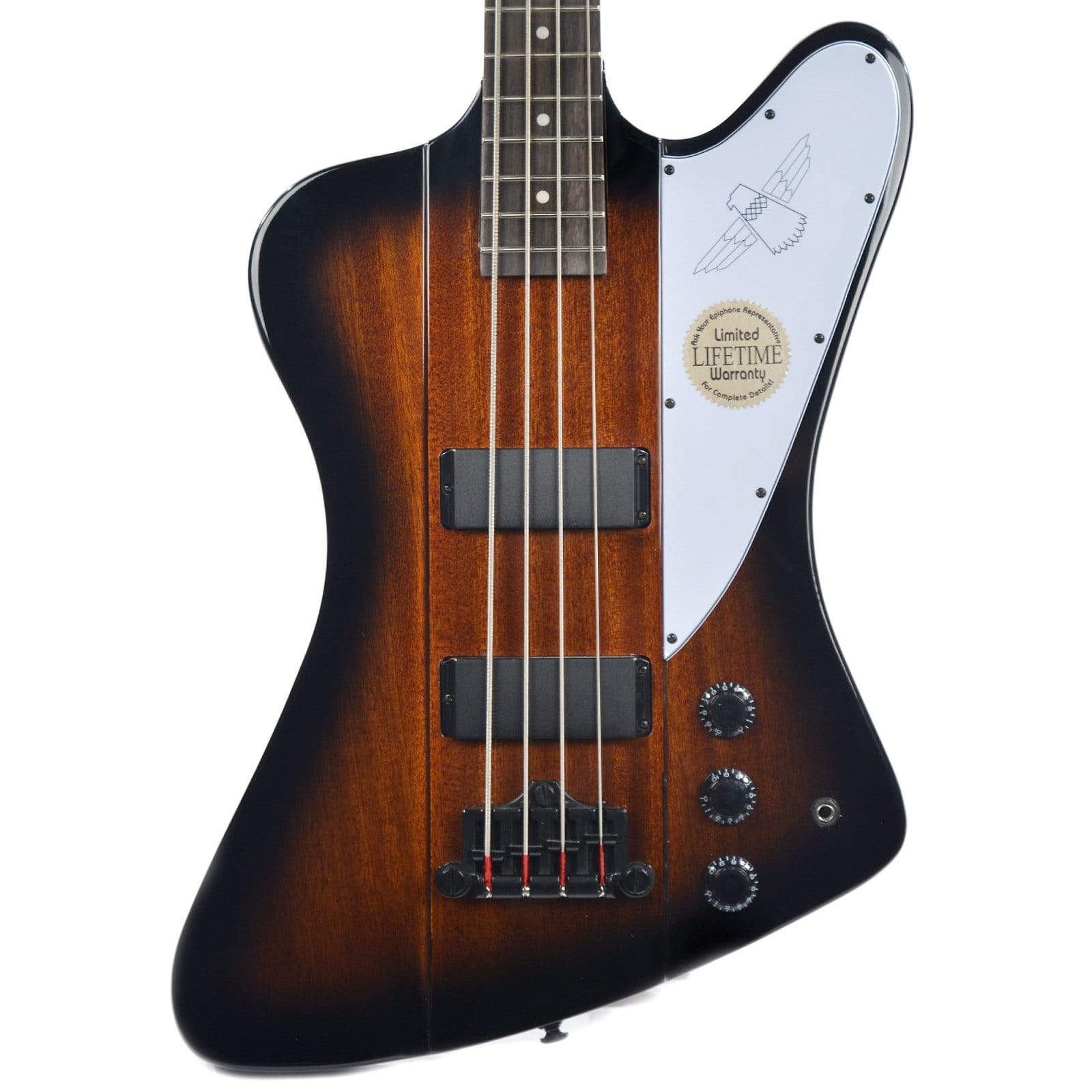 Epiphone Thunderbird-IV Reverse Vintage Sunburst Bass Guitars / 4-String
