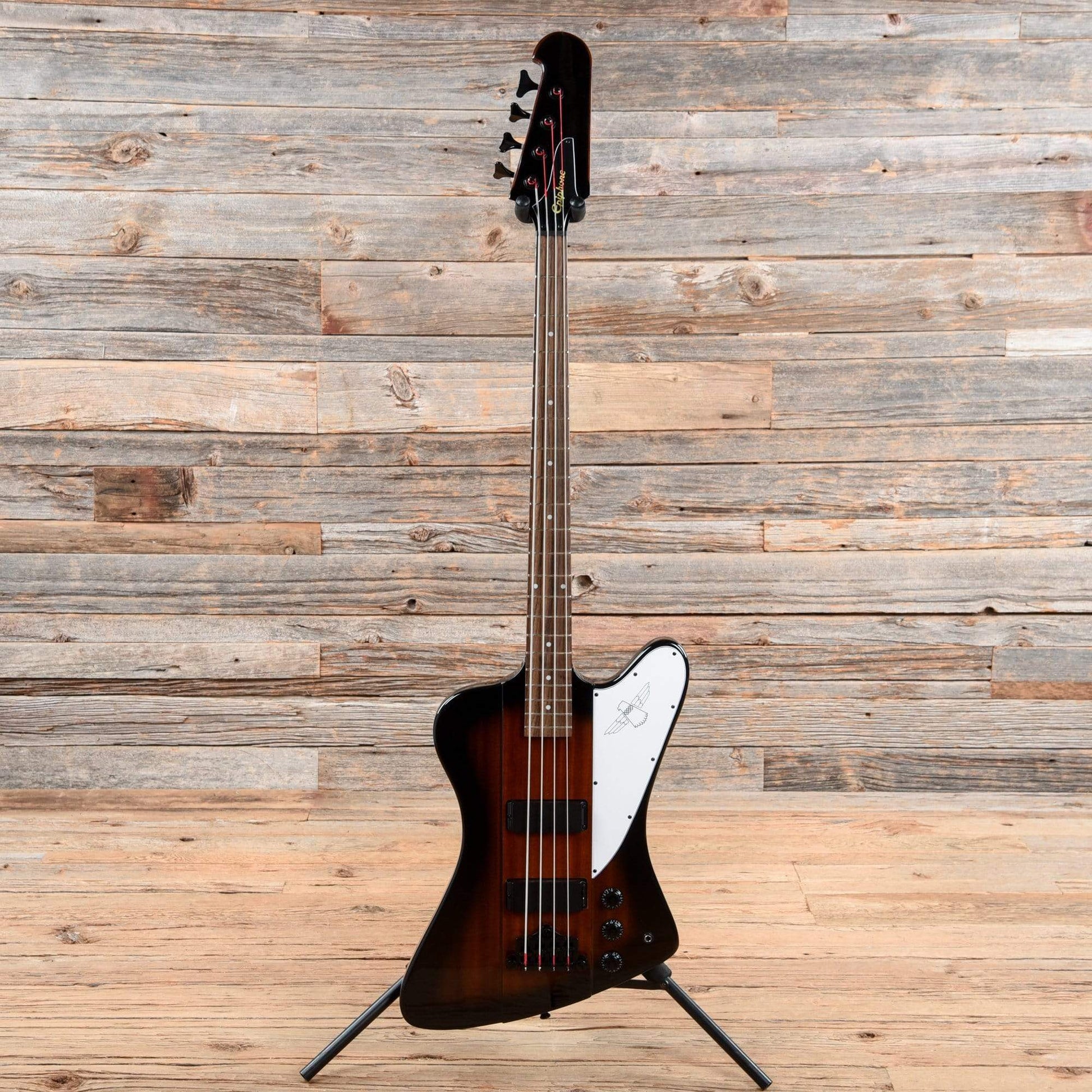 Epiphone Thunderbird-IV Reverse Vintage Sunburst Bass Guitars / 4-String