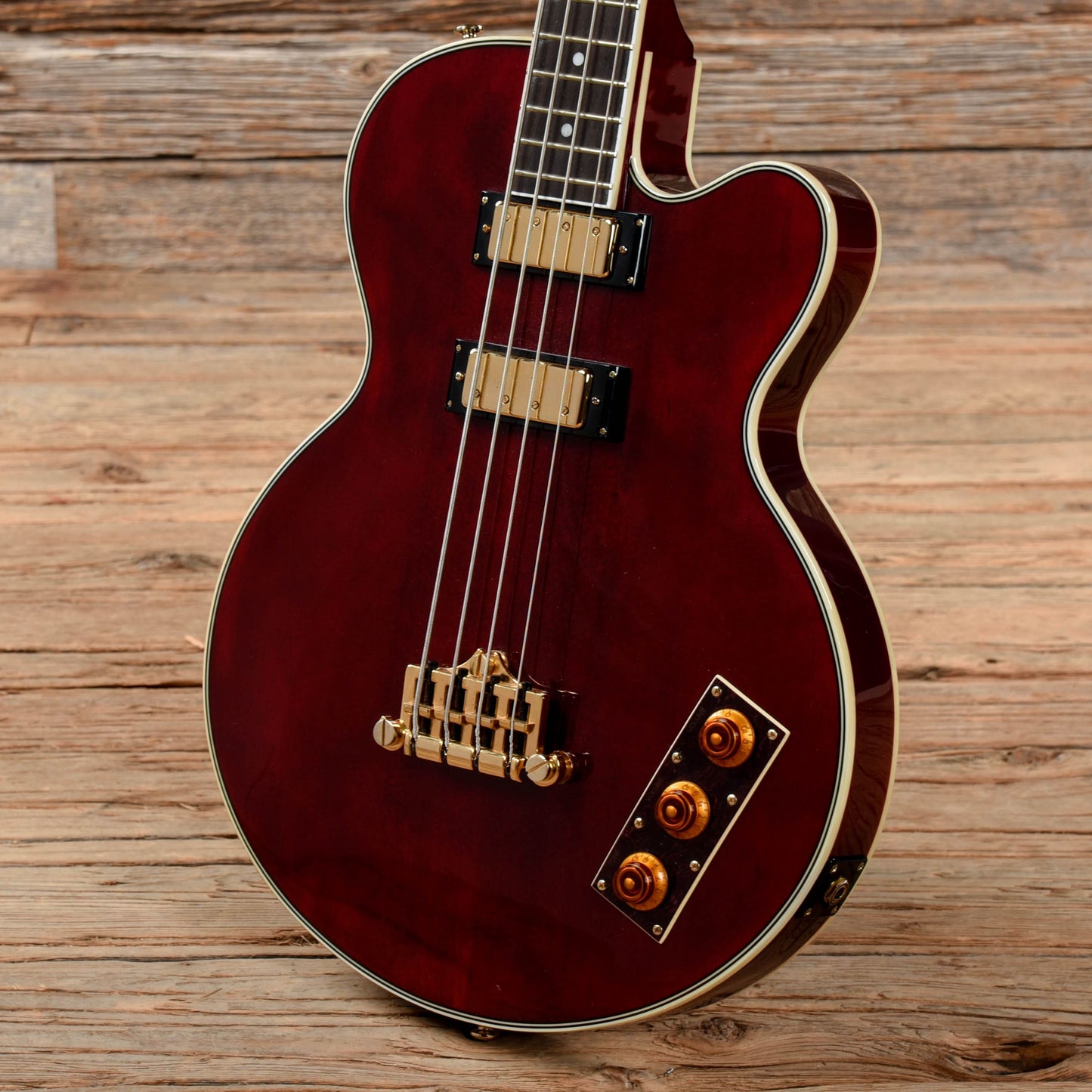 Epiphone Allen Woody Rumblekat Bass Wine Red Bass Guitars / Short Scale