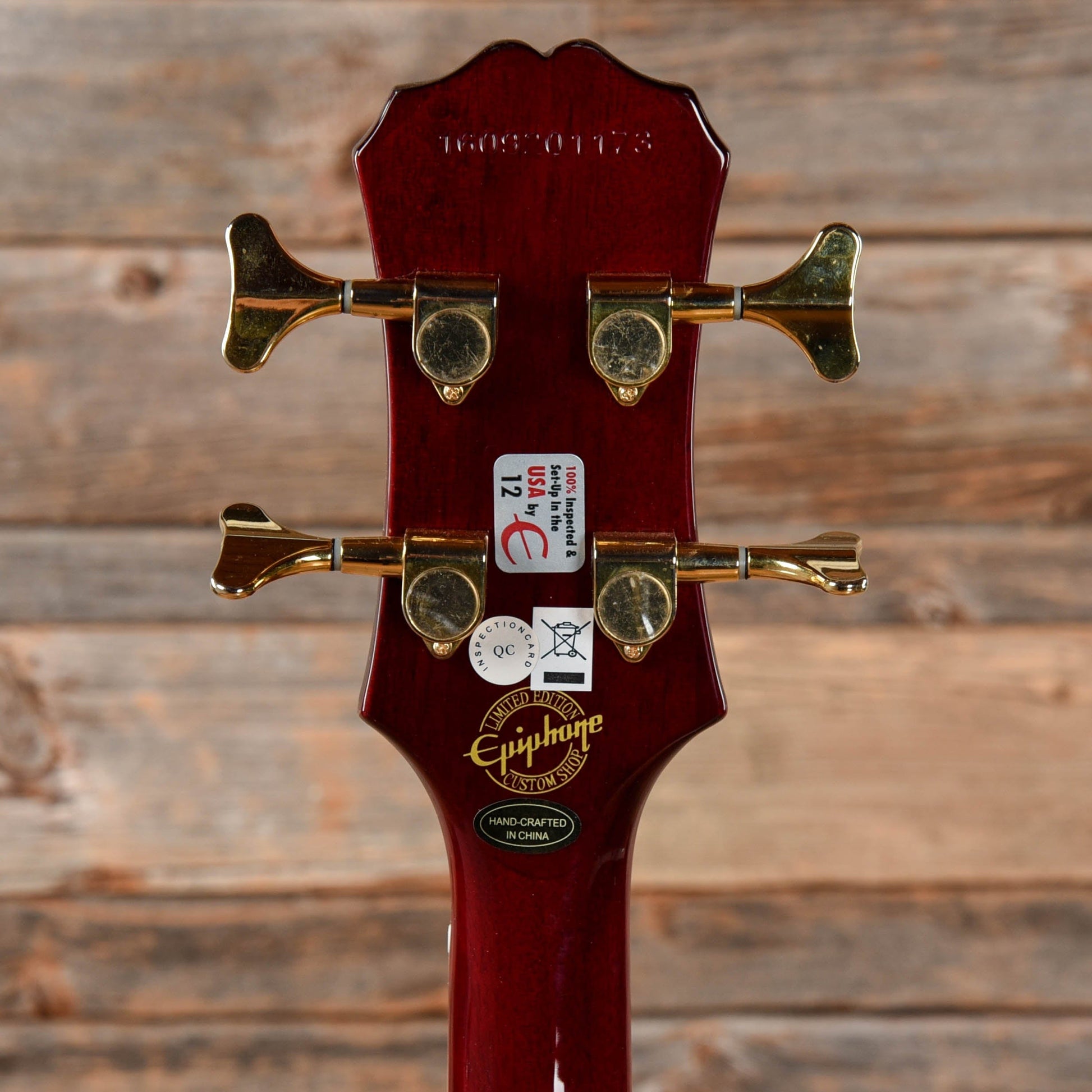 Epiphone Allen Woody Rumblekat Bass Wine Red Bass Guitars / Short Scale