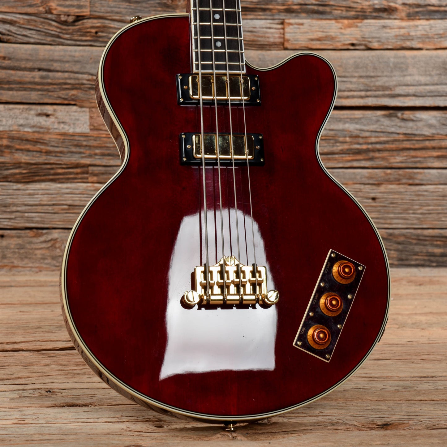 Epiphone Allen Woody Rumblekat Bass Wine Red Bass Guitars / Short Scale