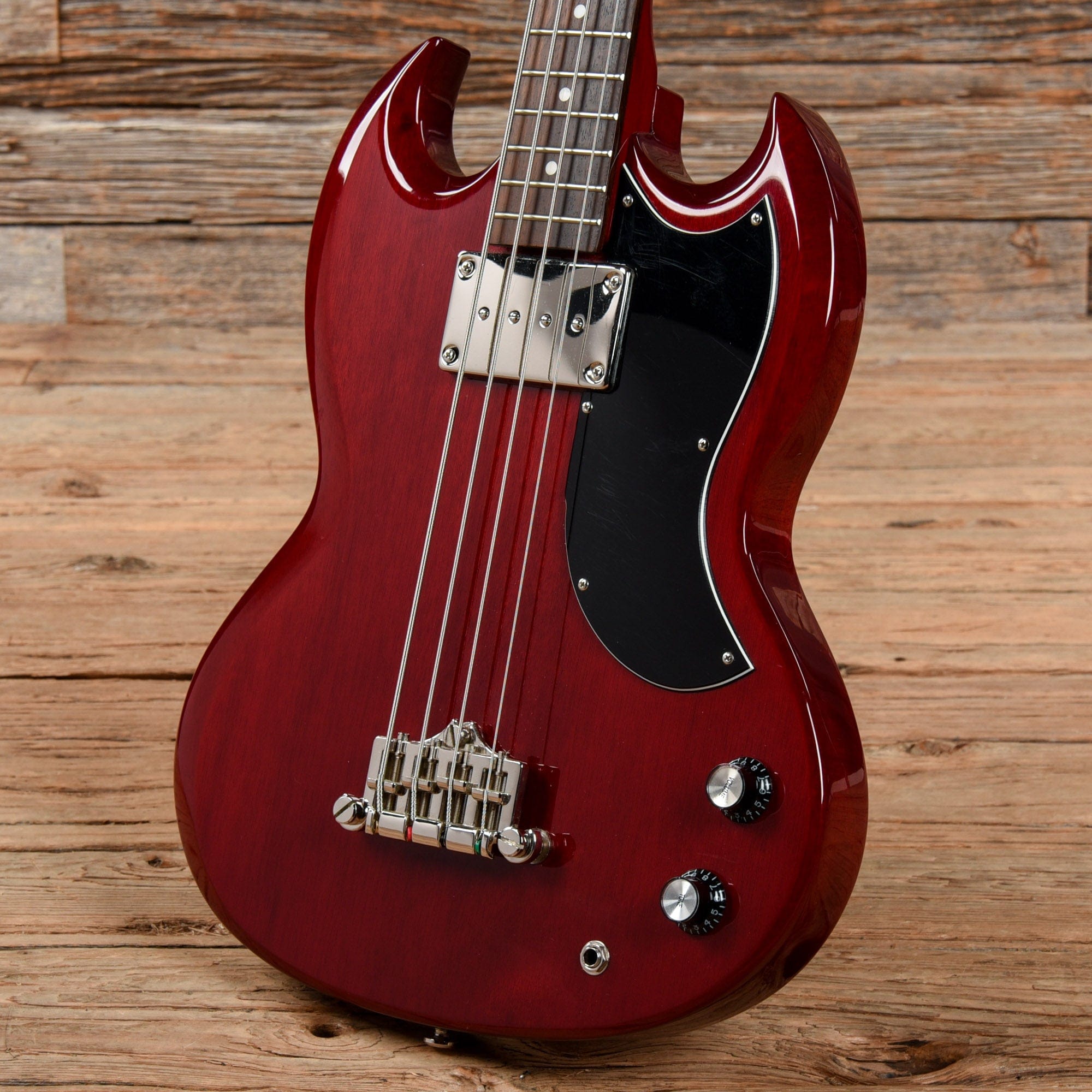 Epiphone EB-0 Cherry 2013 Bass Guitars / Short Scale
