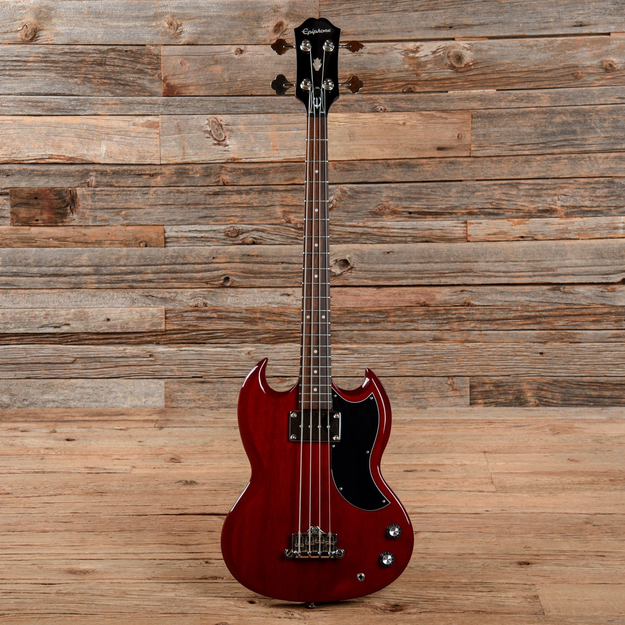 Epiphone EB-0 Cherry 2013 Bass Guitars / Short Scale