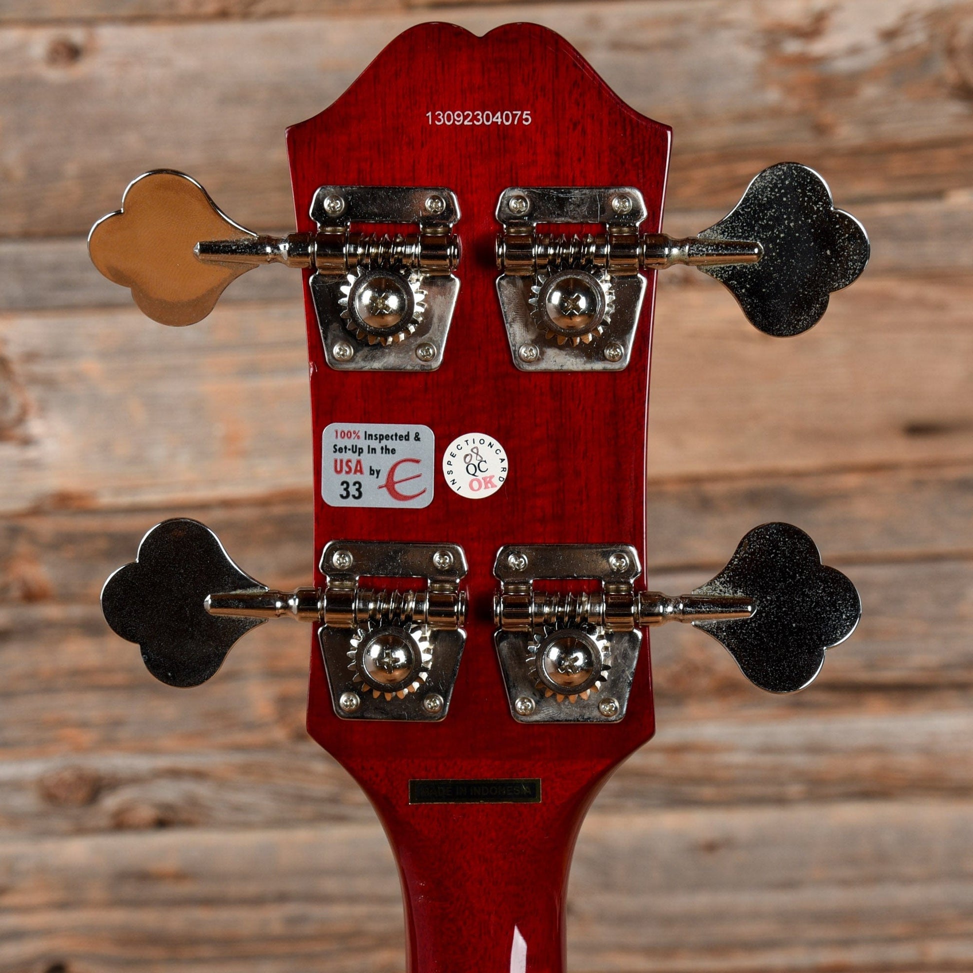 Epiphone EB-0 Cherry 2013 Bass Guitars / Short Scale