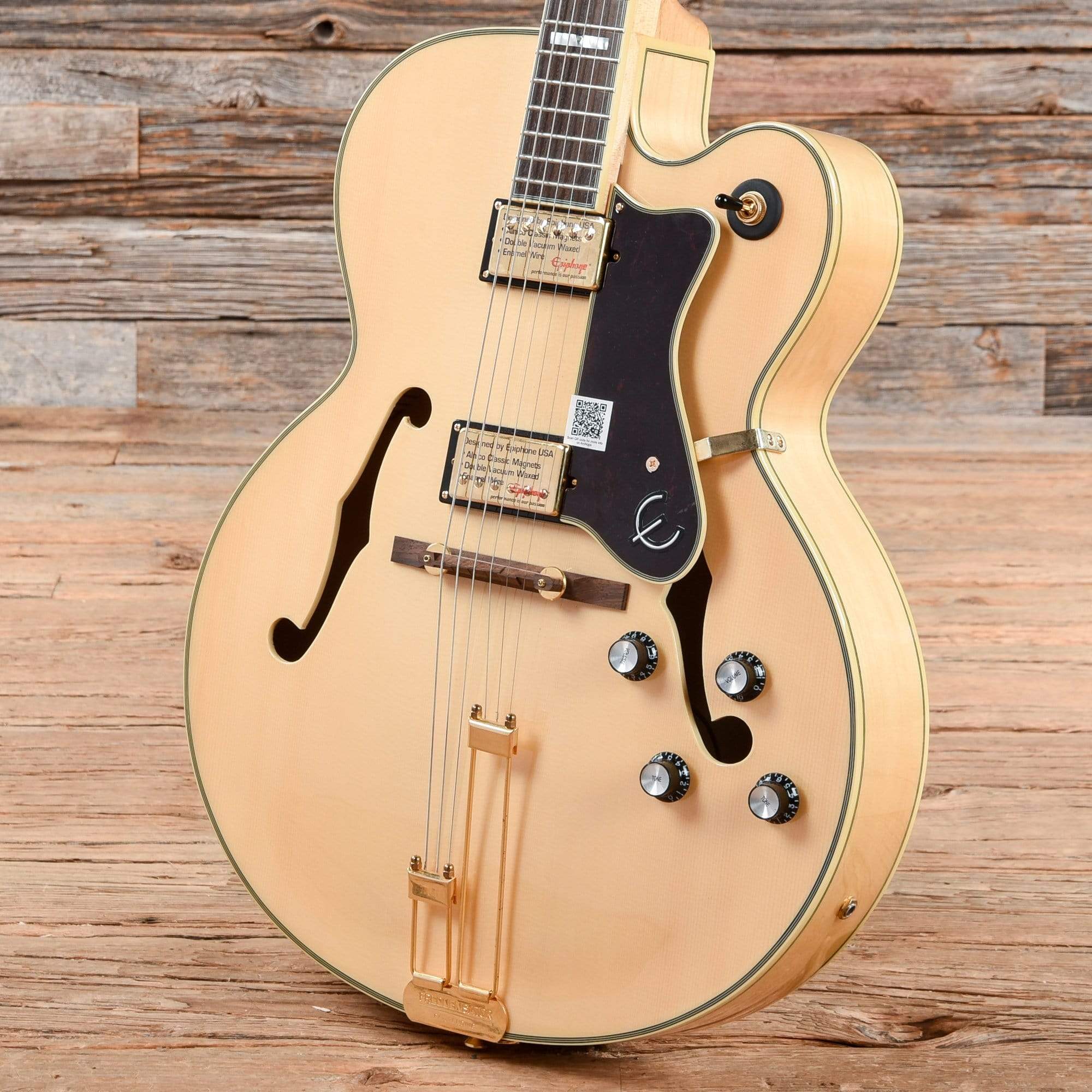 Epiphone Broadway Natural GH Electric Guitars / Archtop