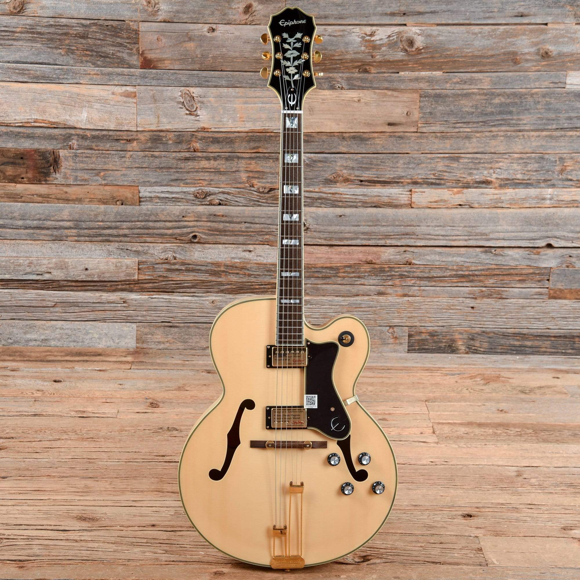 Epiphone Broadway Natural GH Electric Guitars / Archtop