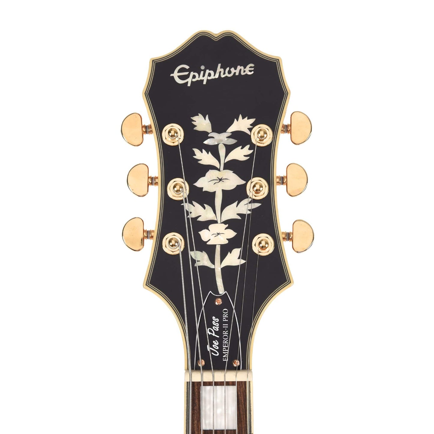 Epiphone Joe Pass Emperor-II Pro Vintage Natural w/ProBuckers & Coil-Tap Electric Guitars / Archtop