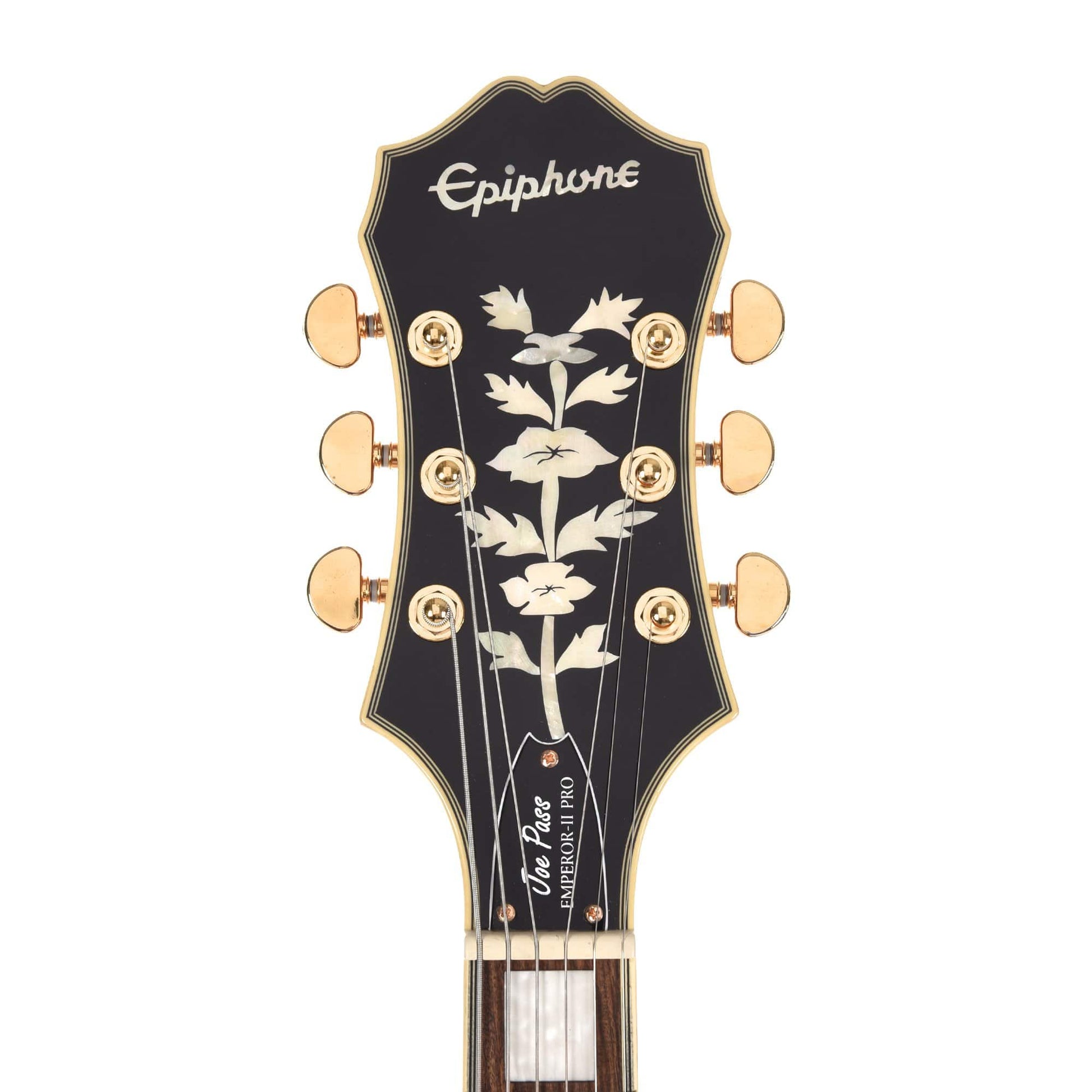 Epiphone Joe Pass Emperor-II Pro Vintage Natural w/ProBuckers & Coil-Tap Electric Guitars / Archtop