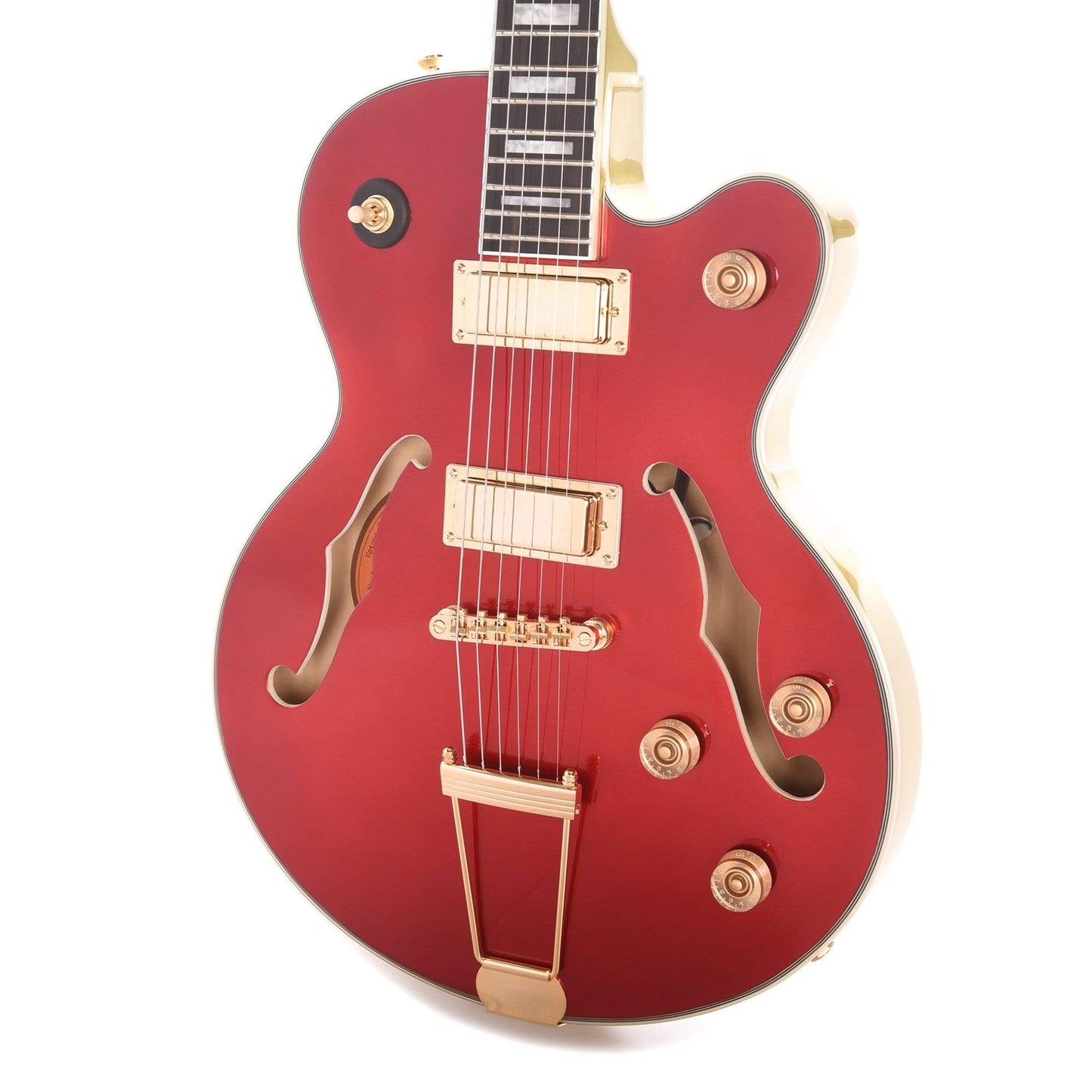Epiphone Uptown Kat ES Semi-Hollow Ruby Red Metallic Electric Guitars / Archtop
