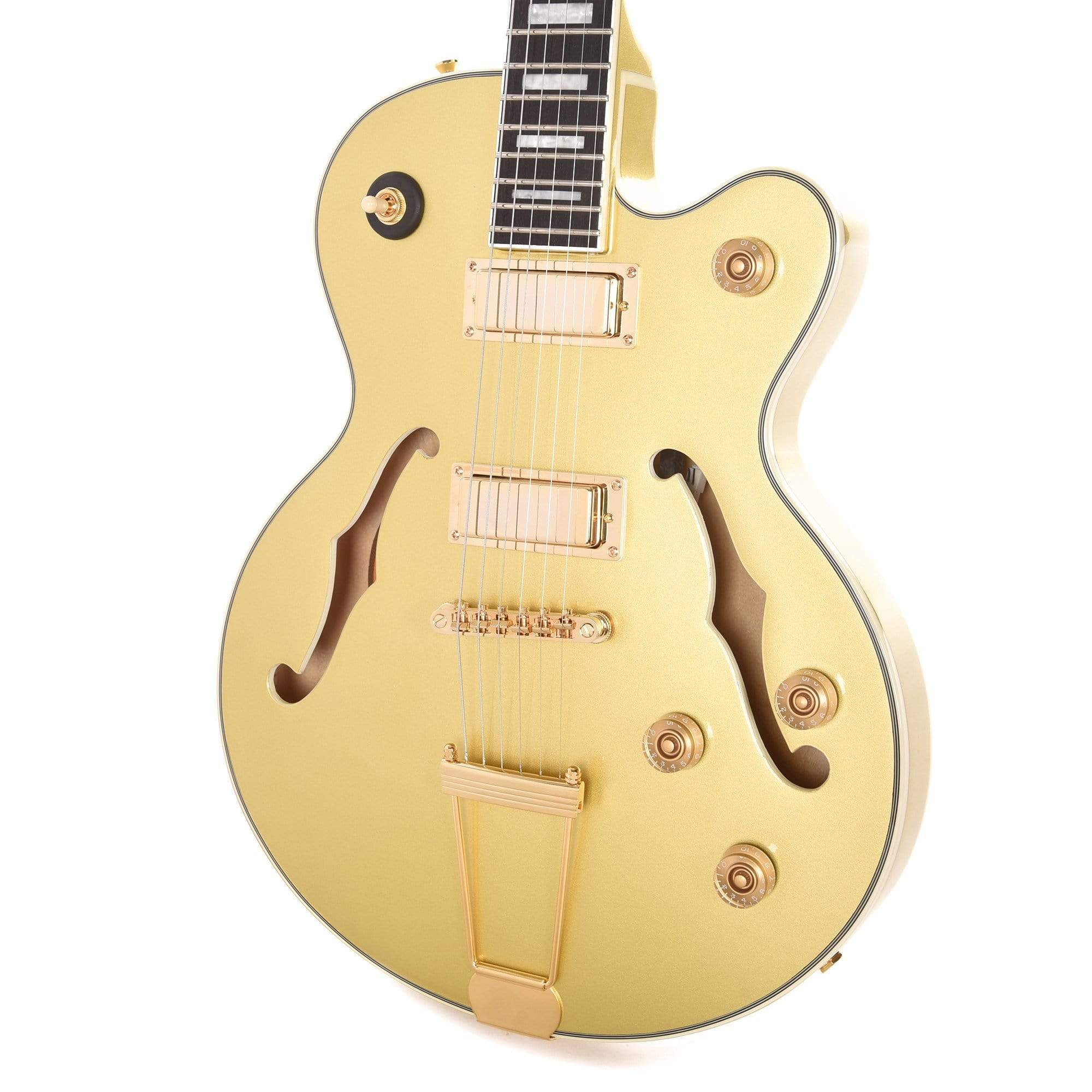 Epiphone Uptown Kat ES Semi-Hollow Topaz Gold Metallic Electric Guitars / Archtop