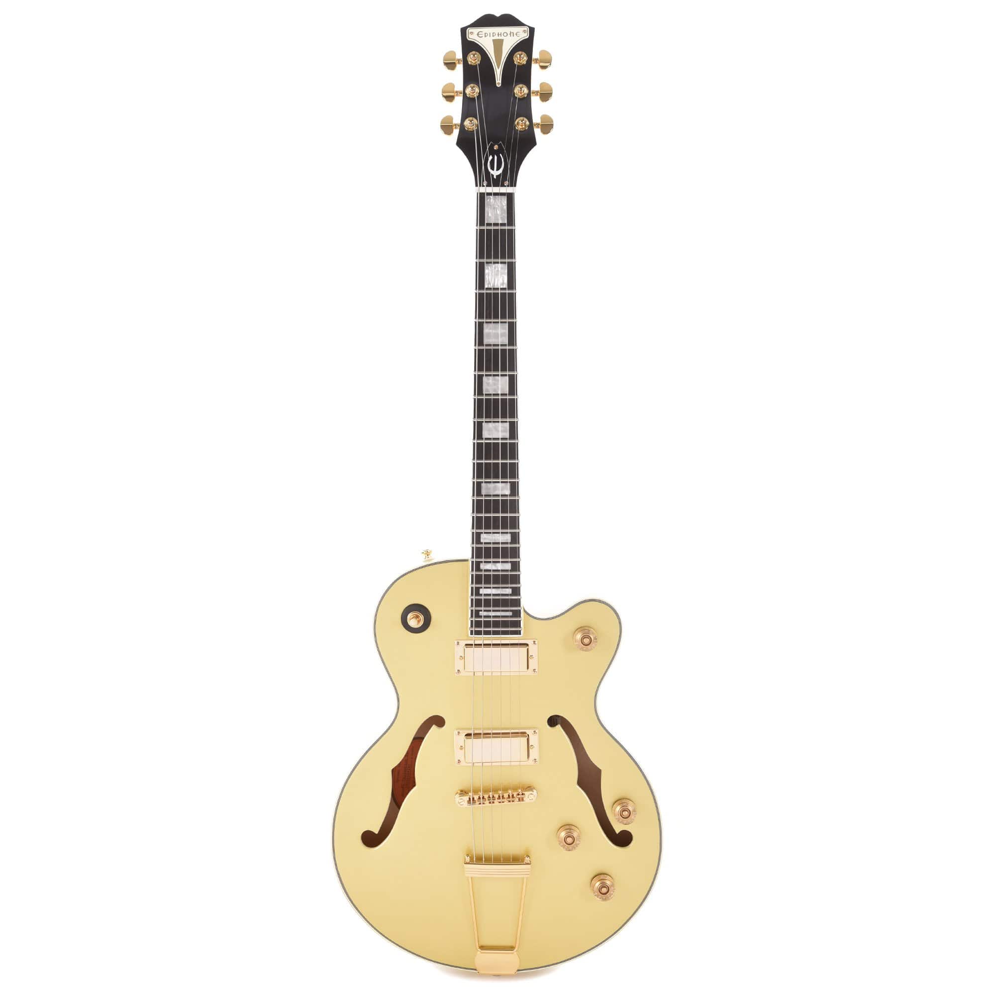Epiphone Uptown Kat ES Semi-Hollow Topaz Gold Metallic Electric Guitars / Archtop