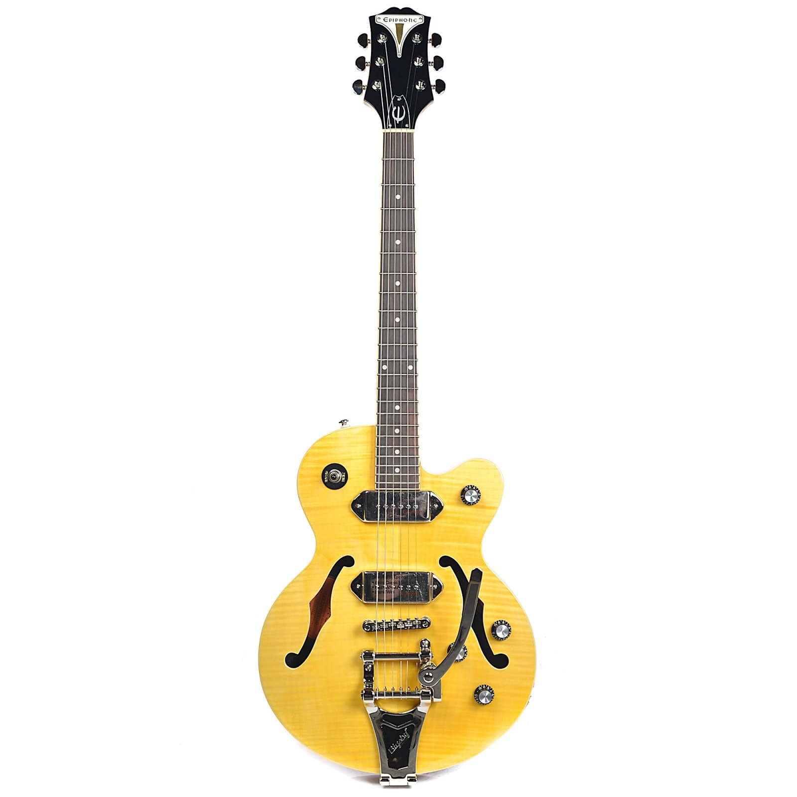 Epiphone Wildkat Antique Natural w/Bigsby Vibrato Electric Guitars / Archtop