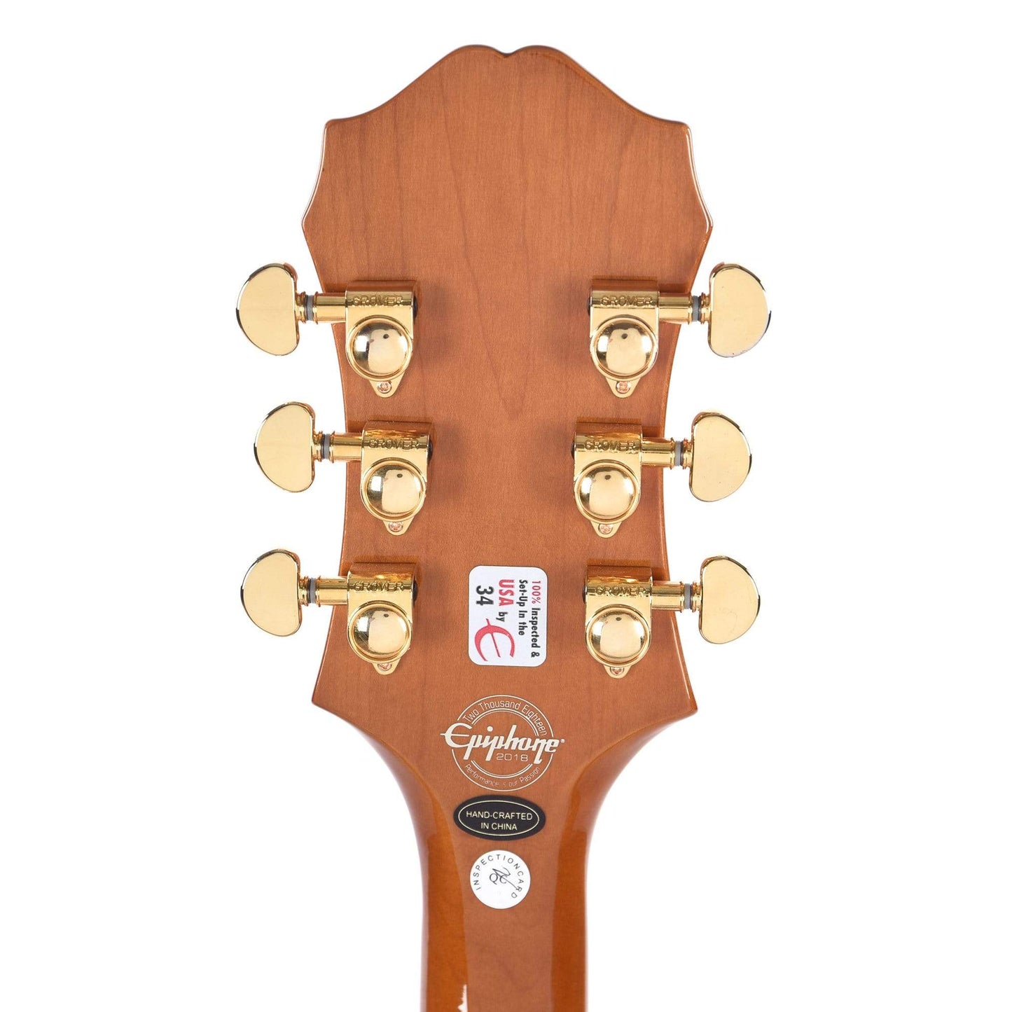 Epiphone Broadway Vintage Natural and Epiphone Hardshell Case Bundle Electric Guitars / Hollow Body