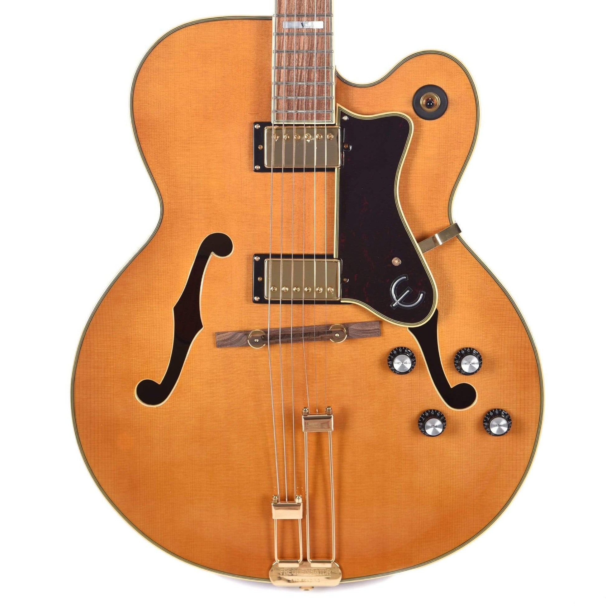 Epiphone Broadway Vintage Natural and Epiphone Hardshell Case Bundle Electric Guitars / Hollow Body