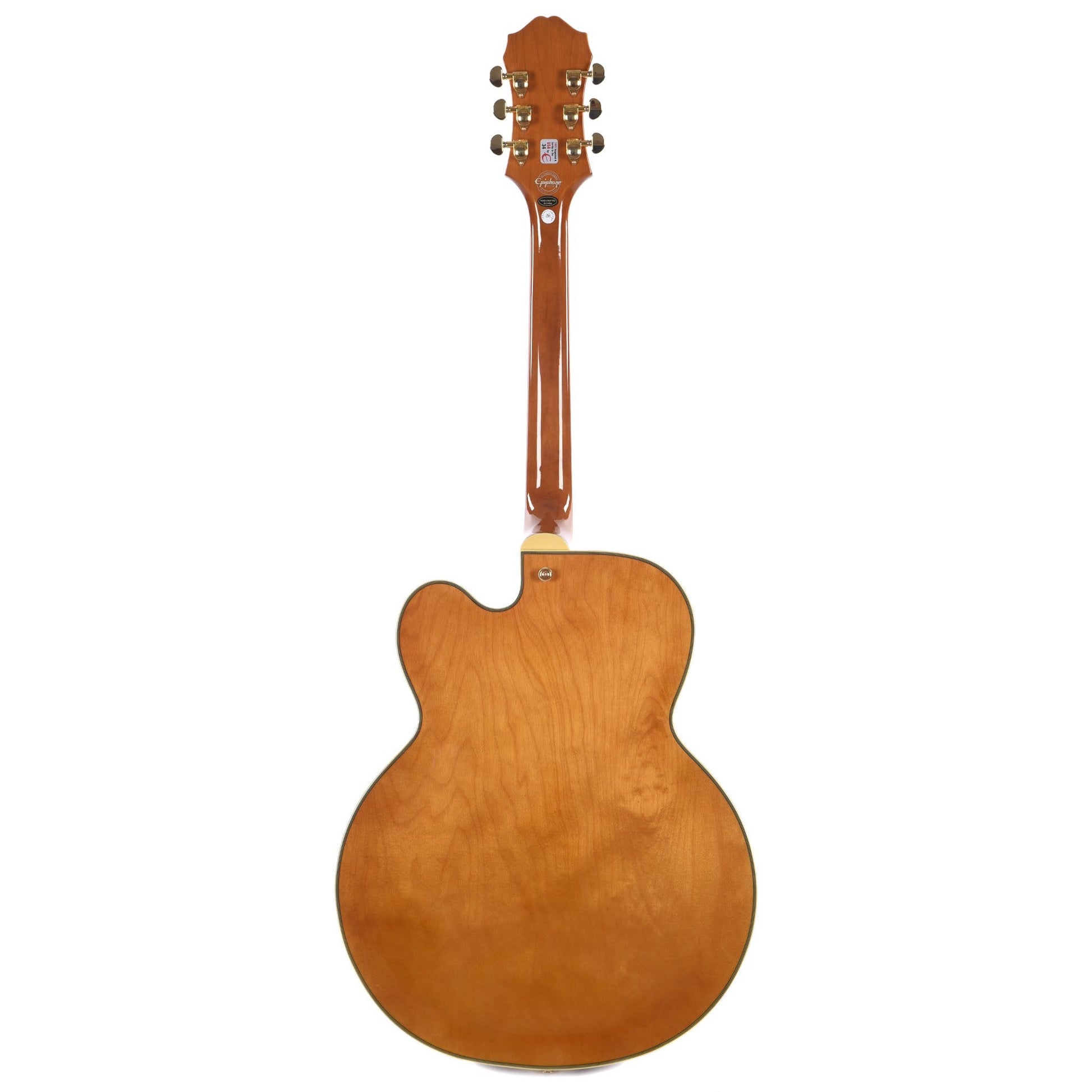 Epiphone Broadway Vintage Natural and Epiphone Hardshell Case Bundle Electric Guitars / Hollow Body