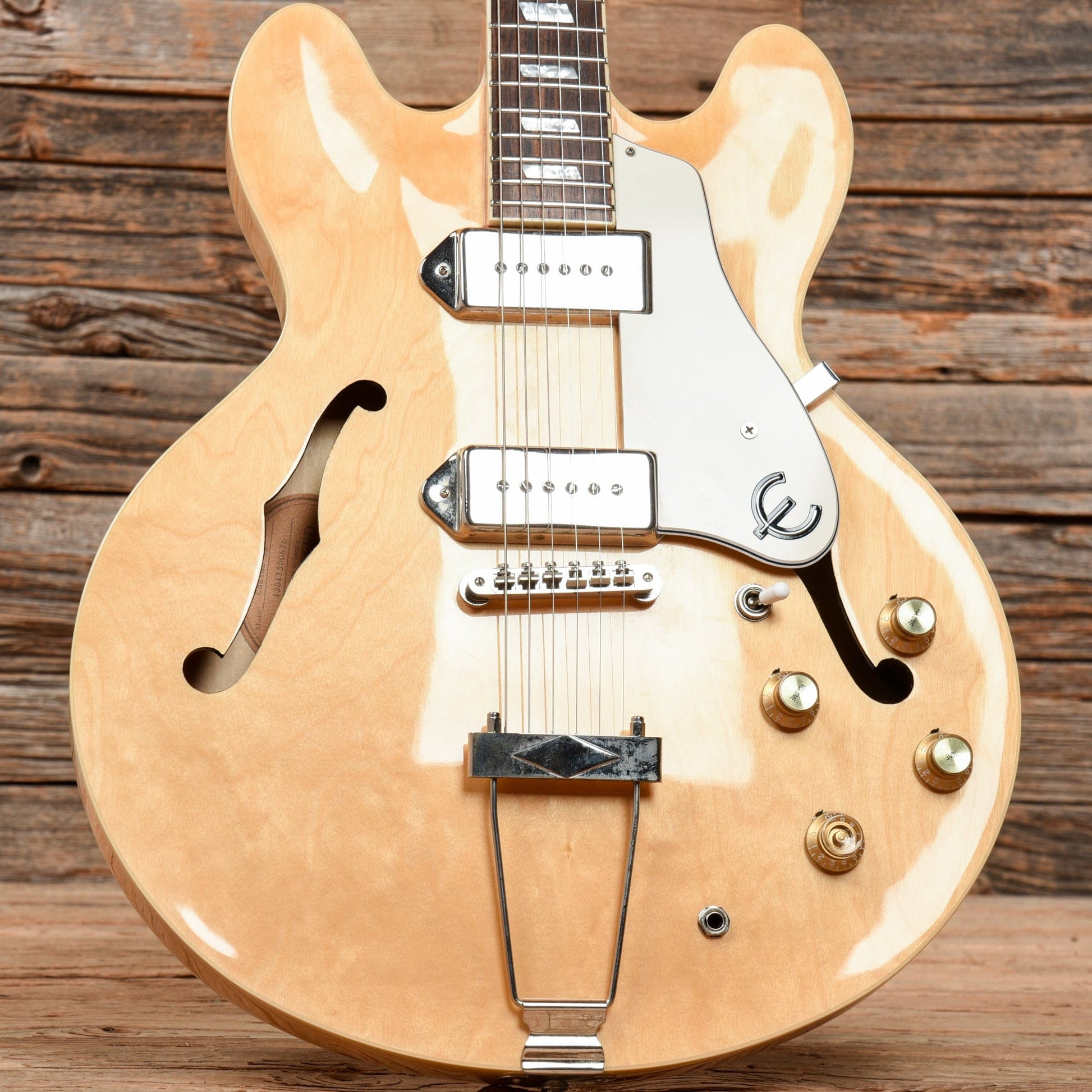 Epiphone Casino Natural 2012 Electric Guitars / Hollow Body