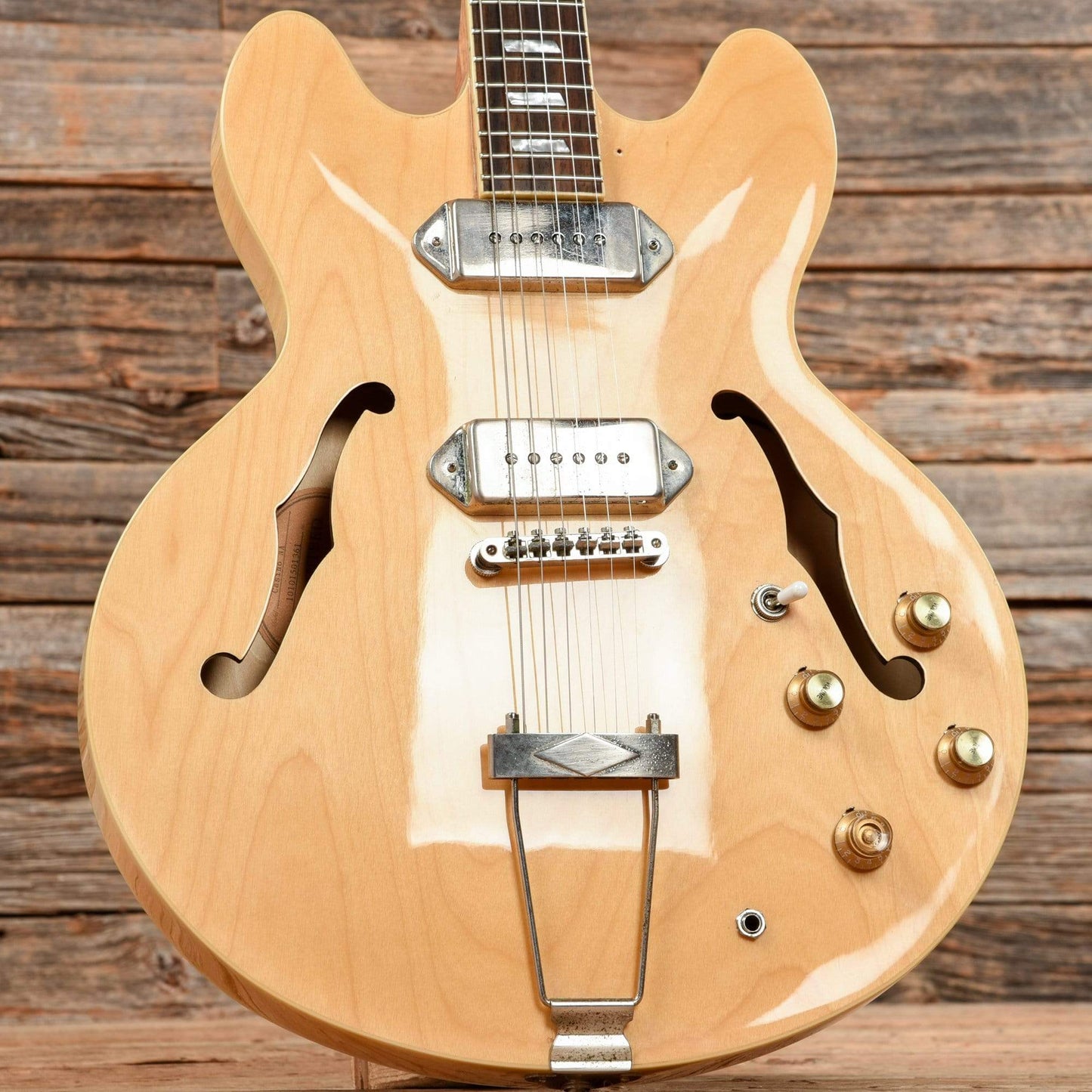 Epiphone Casino Reissue Natural 2010 Electric Guitars / Hollow Body
