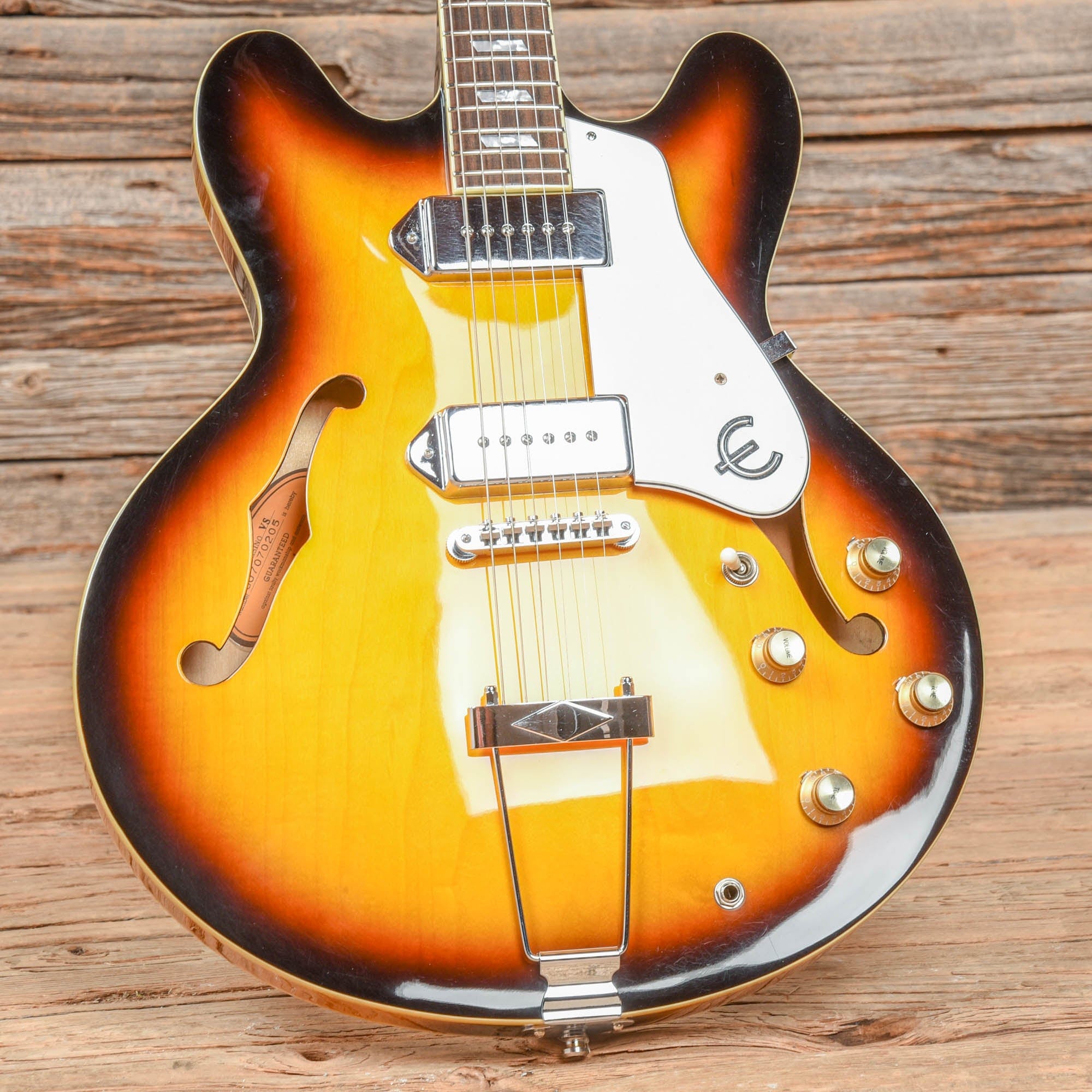 Epiphone Casino Reissue Sunburst 2007 Electric Guitars / Hollow Body