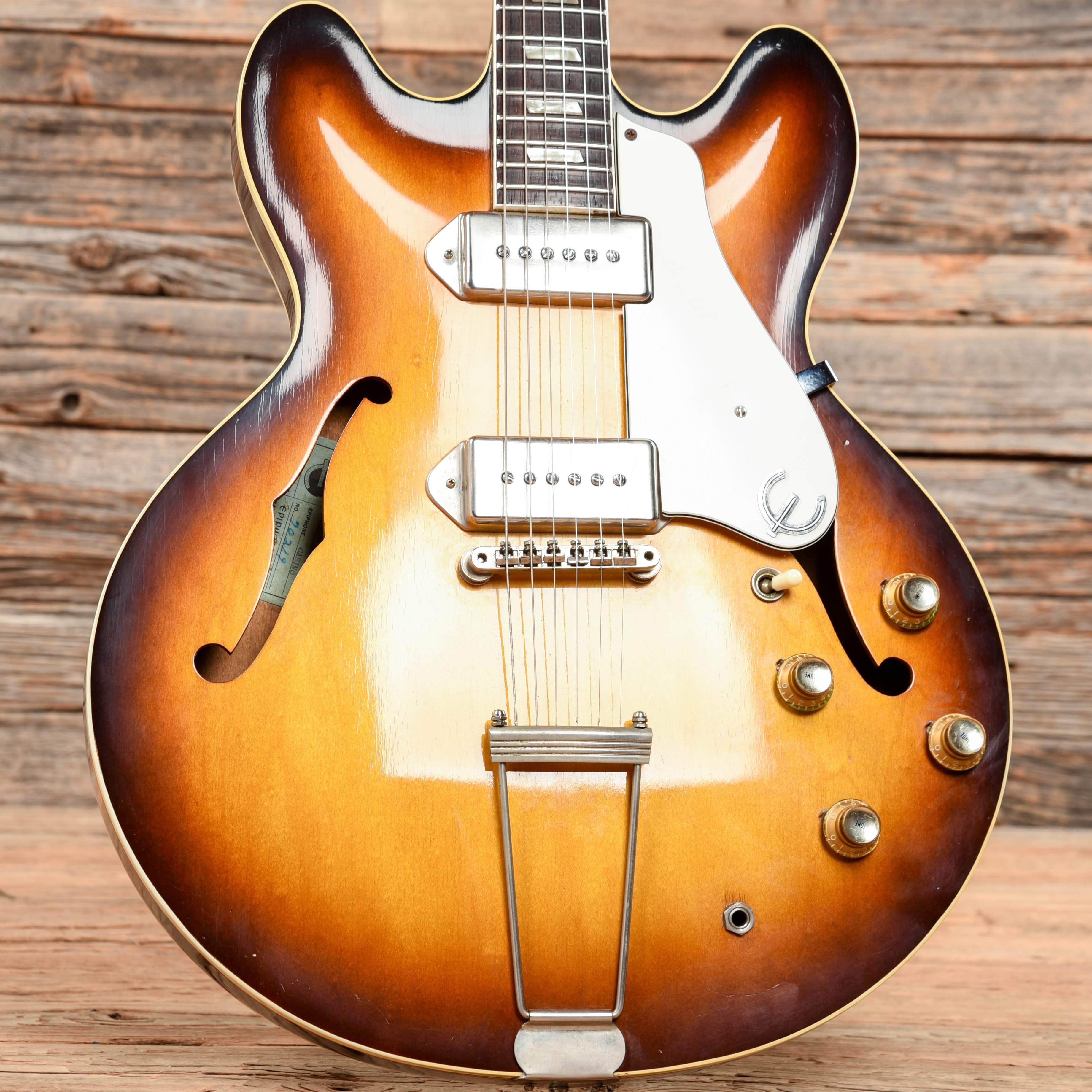Epiphone Casino Sunburst 1965 Electric Guitars / Hollow Body