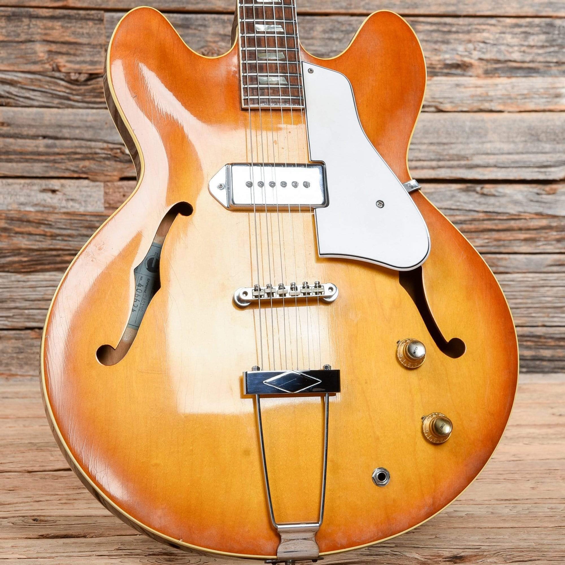 Epiphone Casino Sunburst 1966 Electric Guitars / Hollow Body