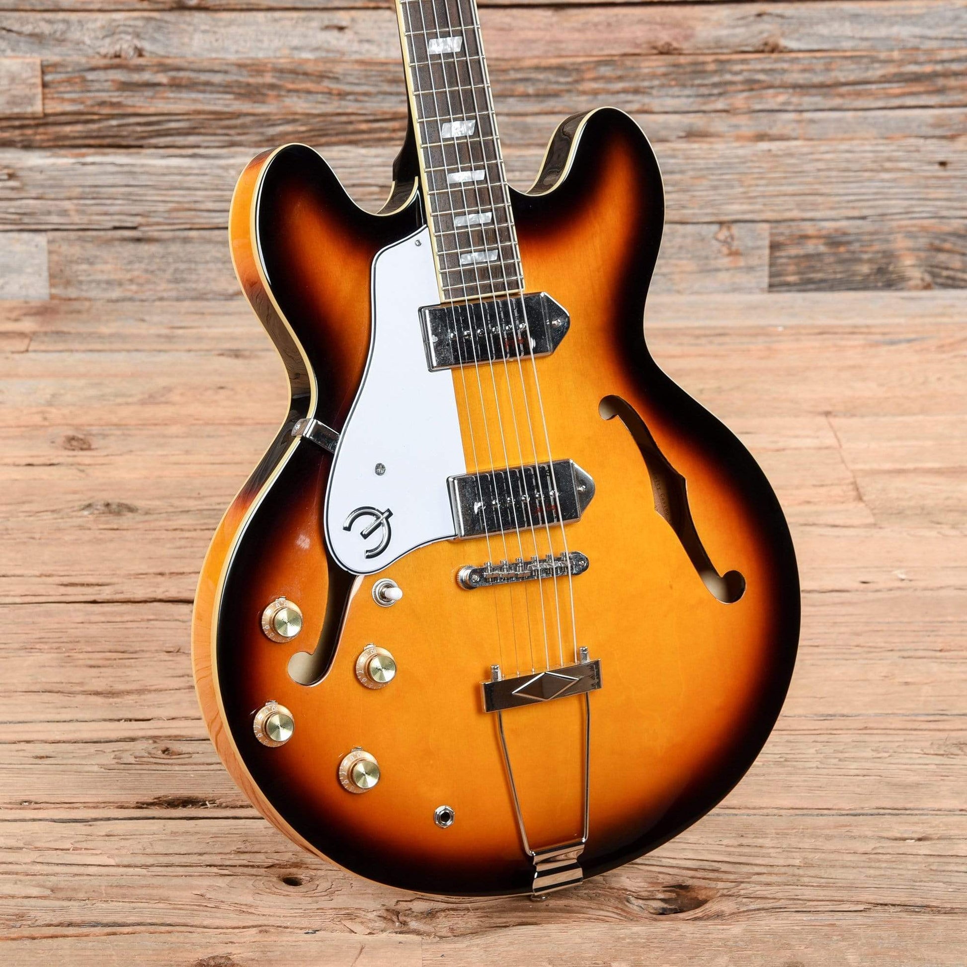 Epiphone Casino Vintage Sunburst 2014 LEFTY Electric Guitars / Hollow Body