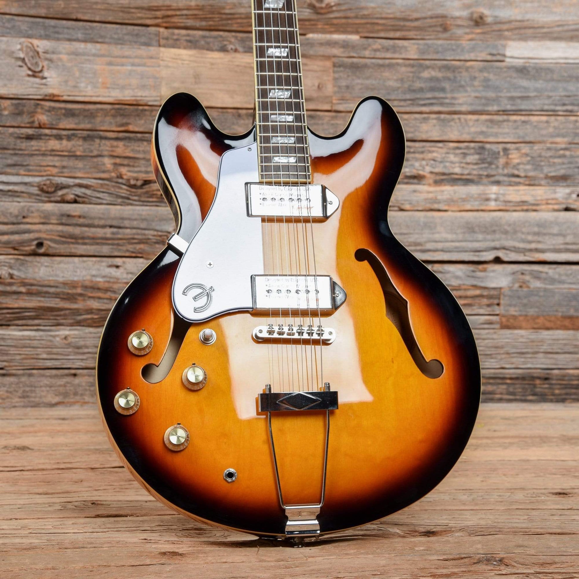 Epiphone Casino Vintage Sunburst 2014 LEFTY Electric Guitars / Hollow Body