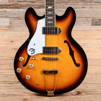 Epiphone Casino Vintage Sunburst 2014 LEFTY Electric Guitars / Hollow Body