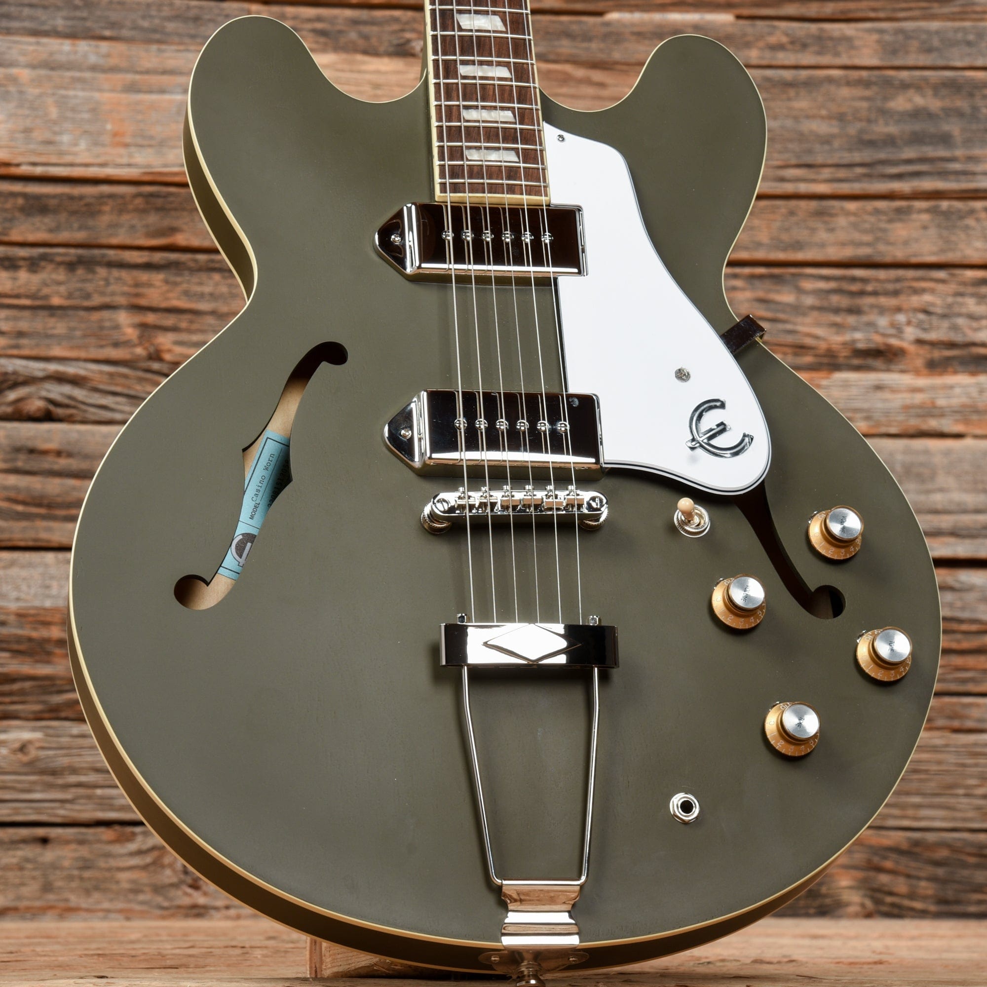 Epiphone Casino Worn Charcoal Grey 2022 Electric Guitars / Hollow Body