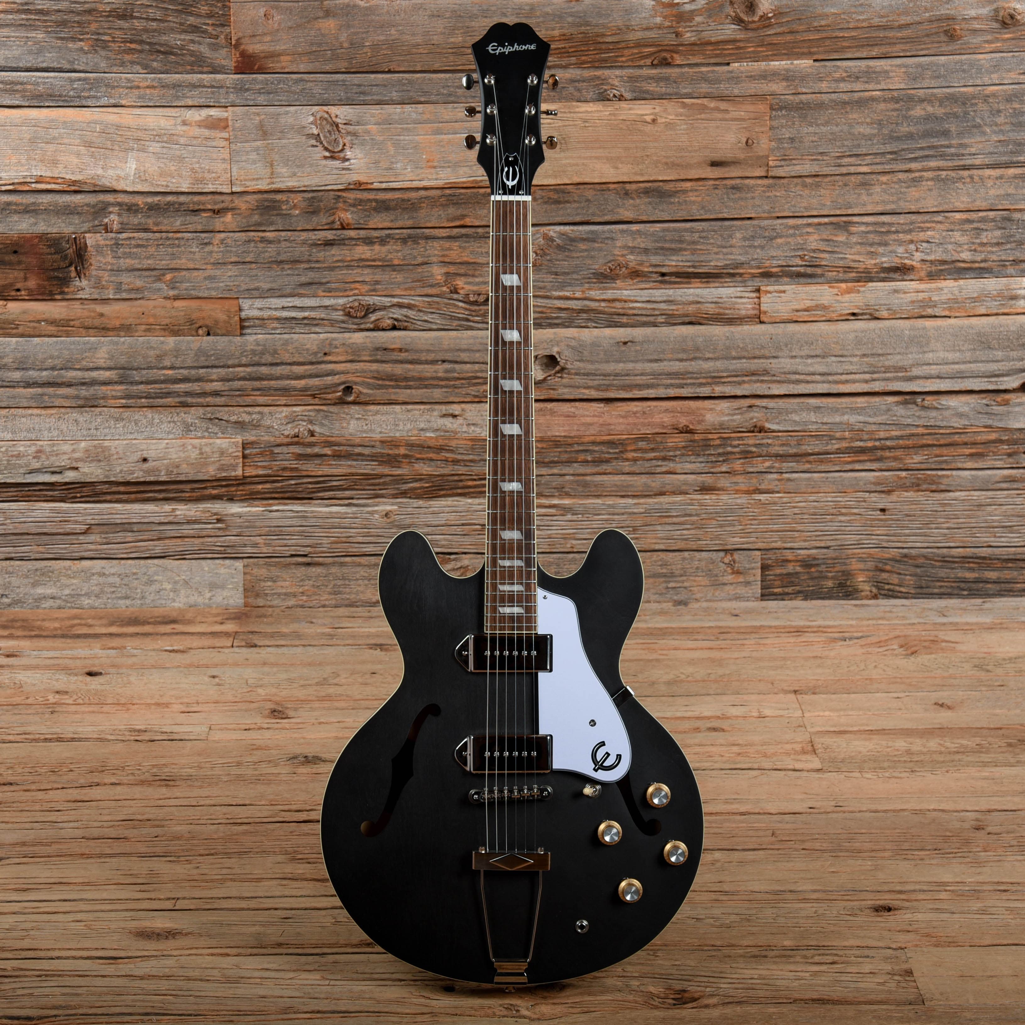 Epiphone Casino Worn Ebony 2021 – Chicago Music Exchange