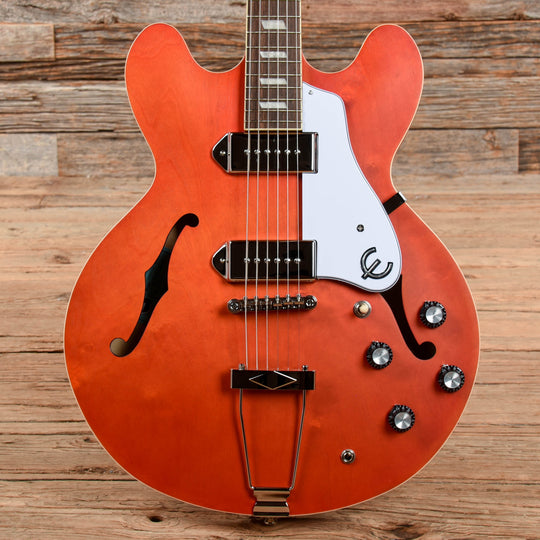 Epiphone Casino Worn Sunrise Orange 2021 Electric Guitars / Hollow Body