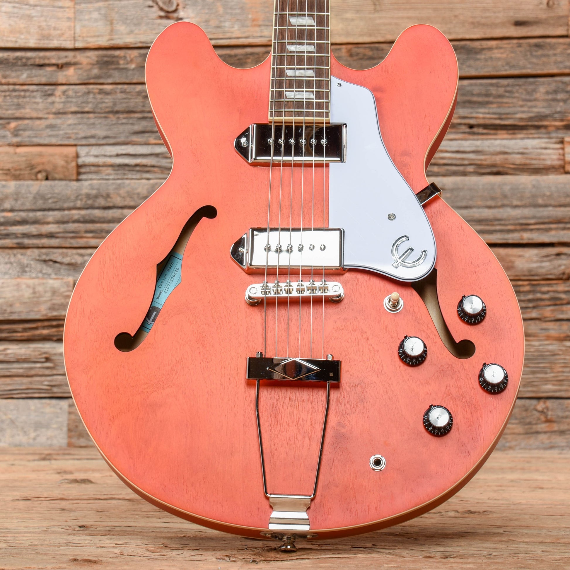 Epiphone Casino Worn Sunrise Orange 2021 Electric Guitars / Hollow Body