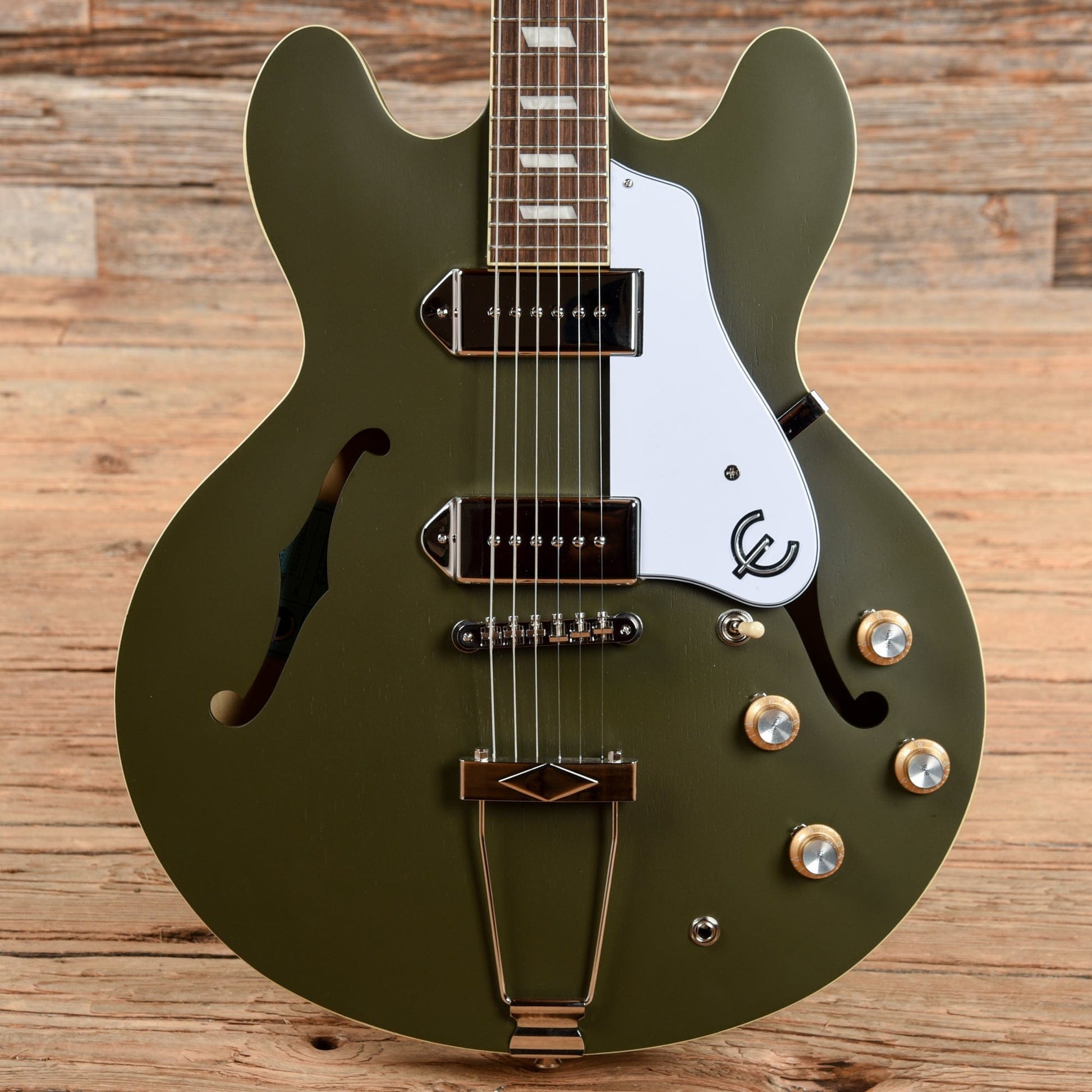 Epiphone Casino Worn Worn Olive Drab 2021 Electric Guitars / Hollow Body