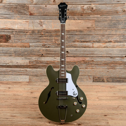 Epiphone Casino Worn Worn Olive Drab 2021 Electric Guitars / Hollow Body