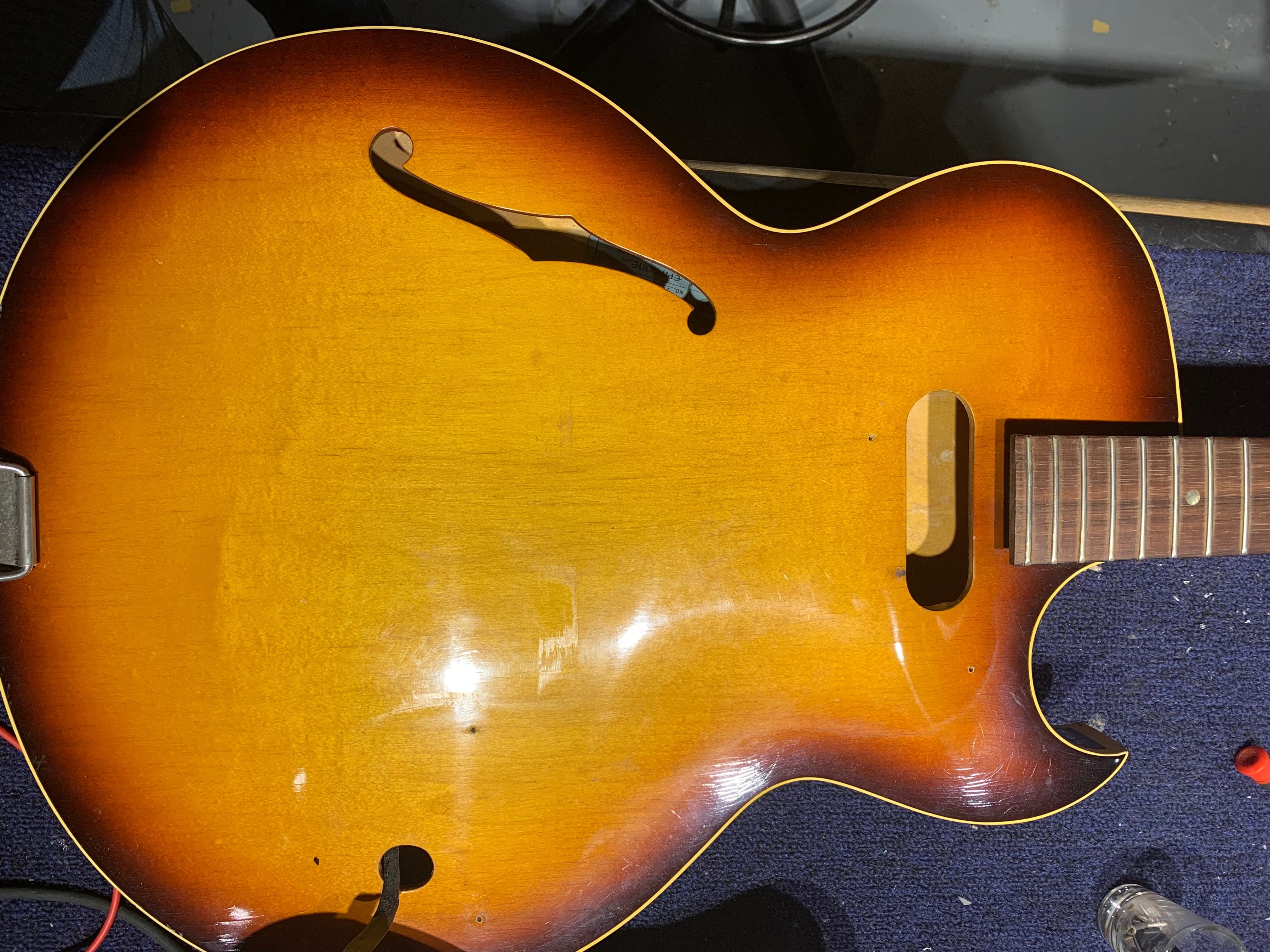 Epiphone E444TC Granada Sunburst 1966 Electric Guitars / Hollow Body